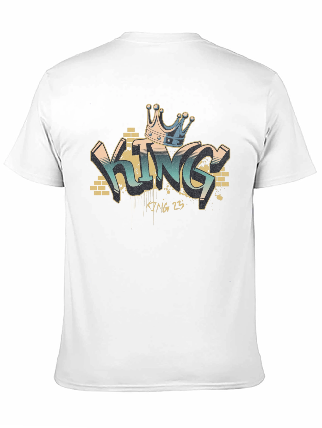 King 23 Graphic Tee - Stylish Mens Crew Neck T-Shirt