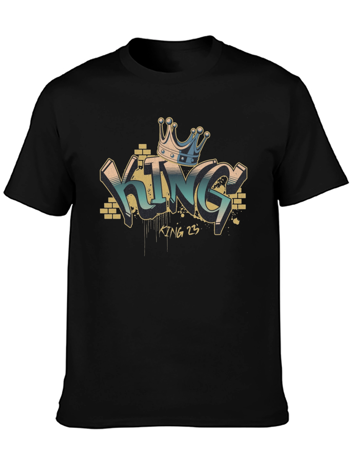King 23 Graphic Tee - Stylish Mens Crew Neck T-Shirt