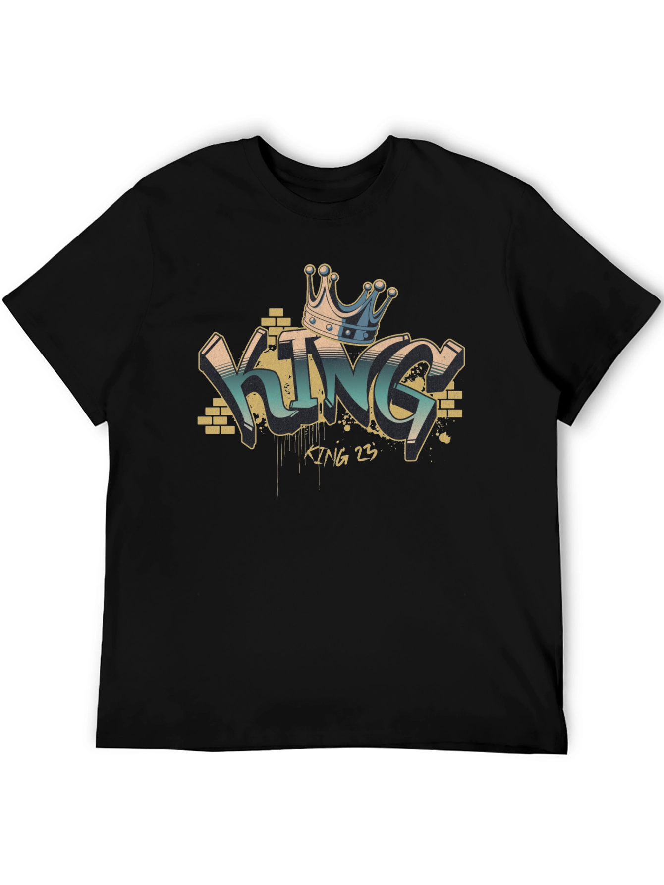 King 23 Graphic Tee - Stylish Mens Crew Neck T-Shirt