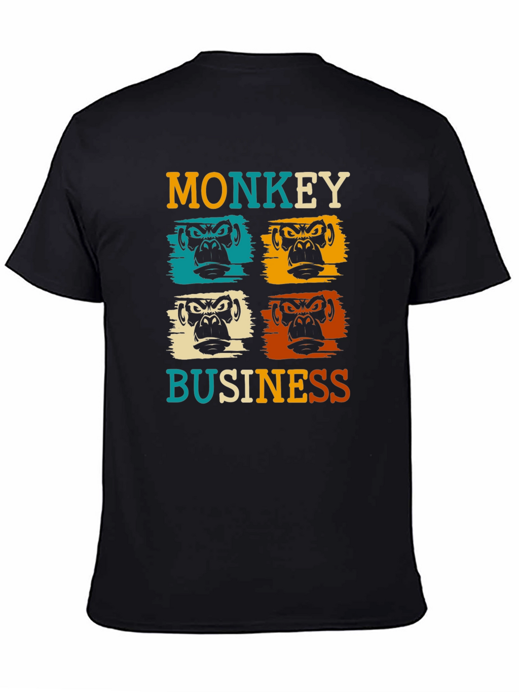 Monkey Business Graphic Tee - Retro Style