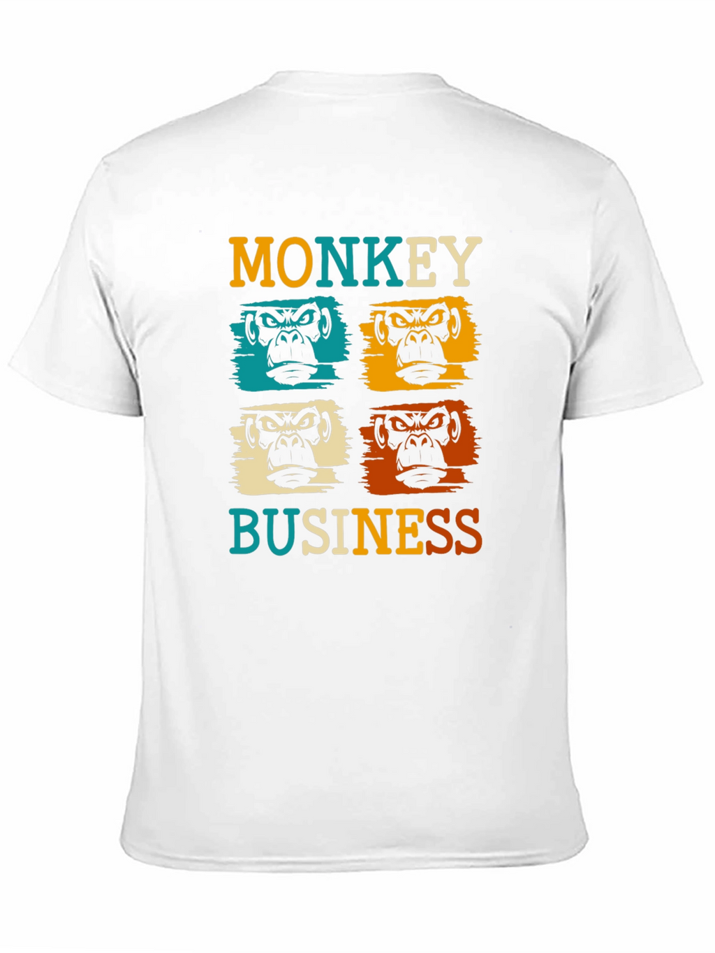Monkey Business Graphic Tee - Retro Style