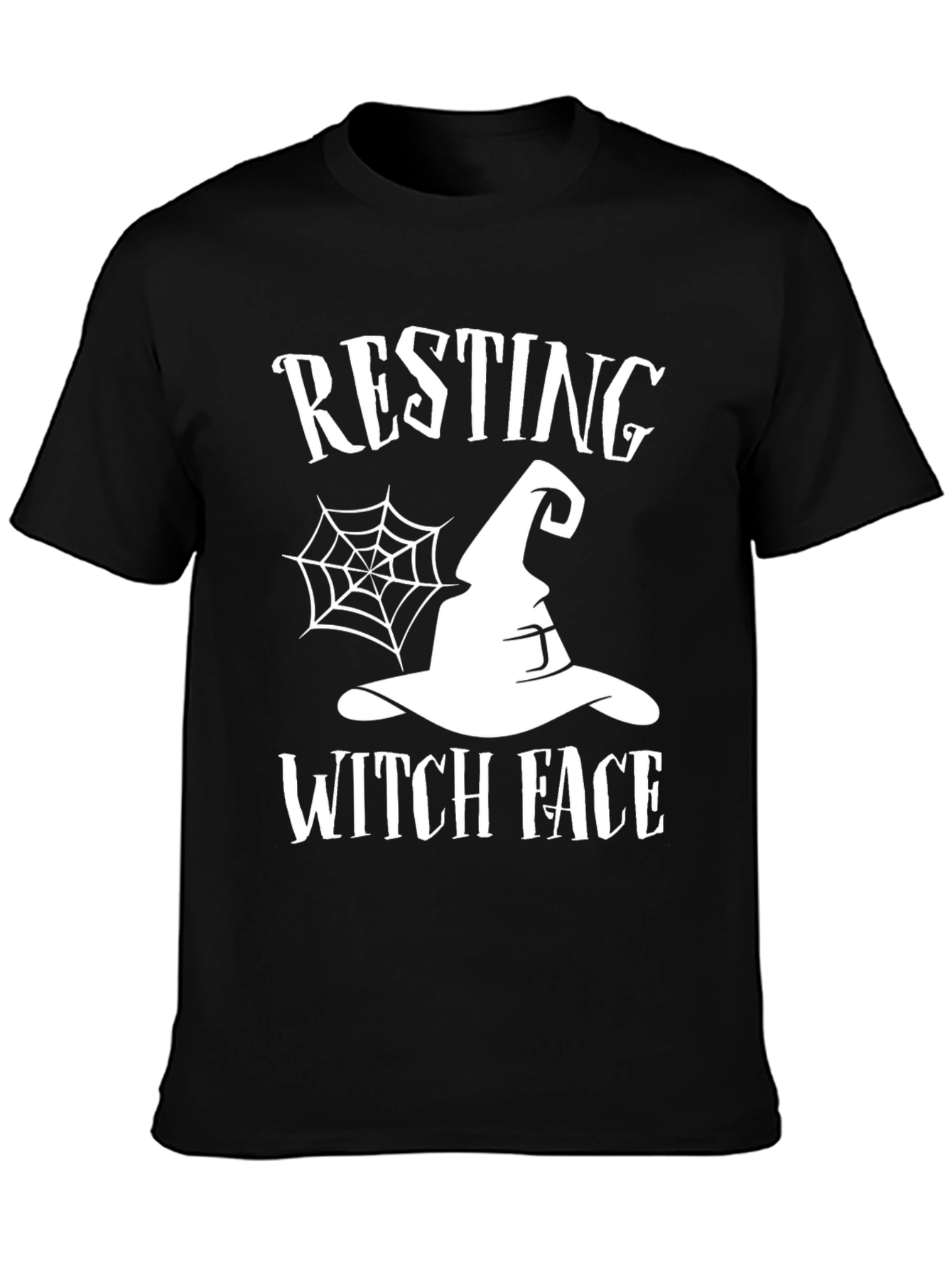 Resting Witch Face Halloween T-Shirt