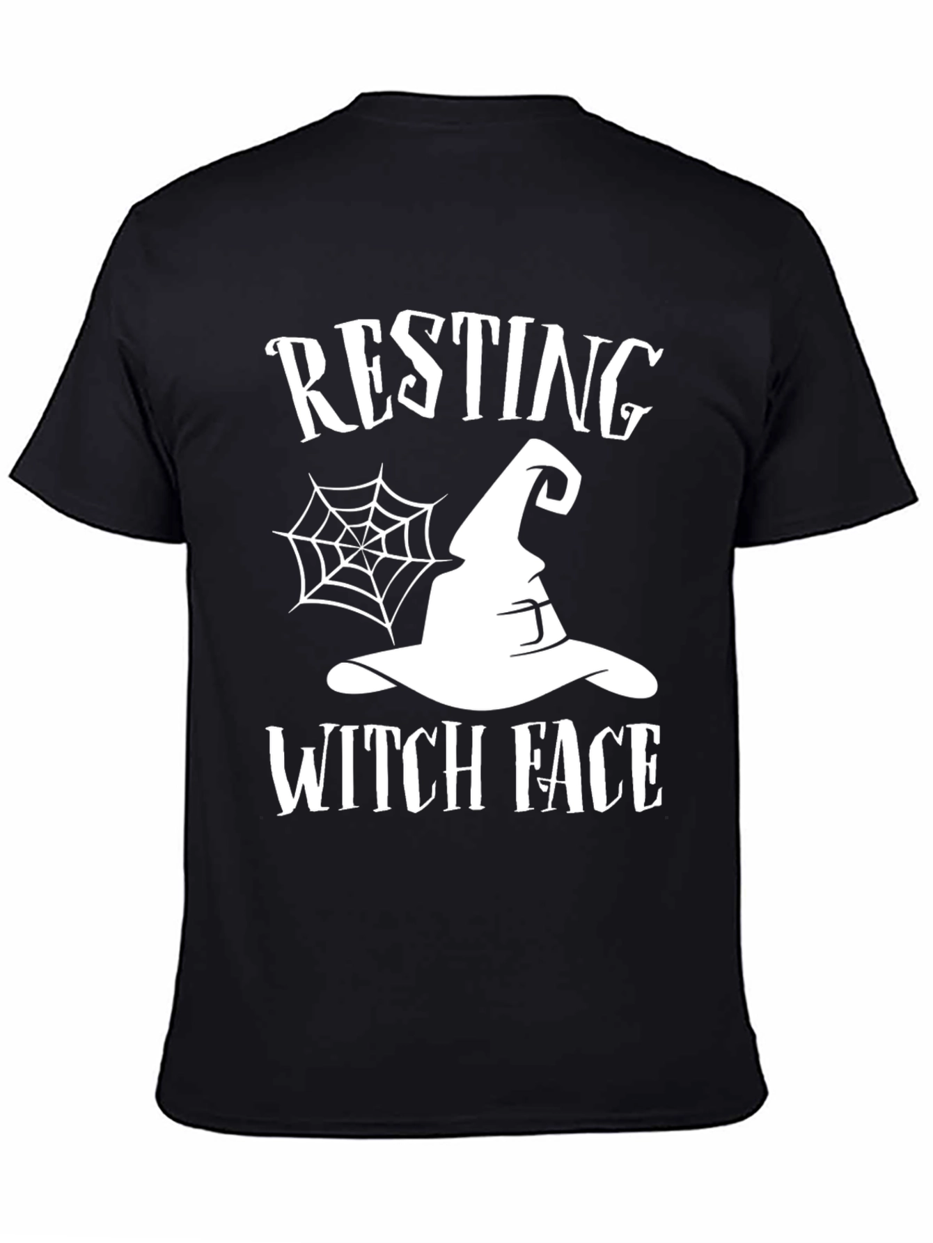 Resting Witch Face Halloween T-Shirt