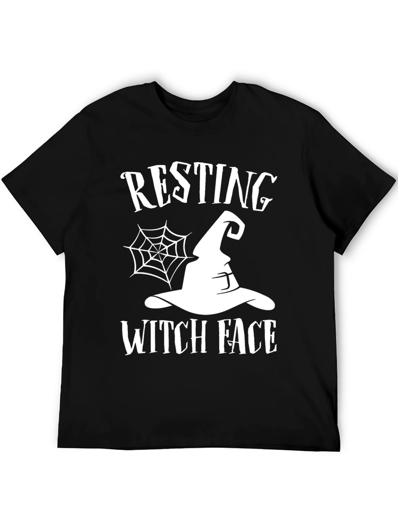 Resting Witch Face Halloween T-Shirt