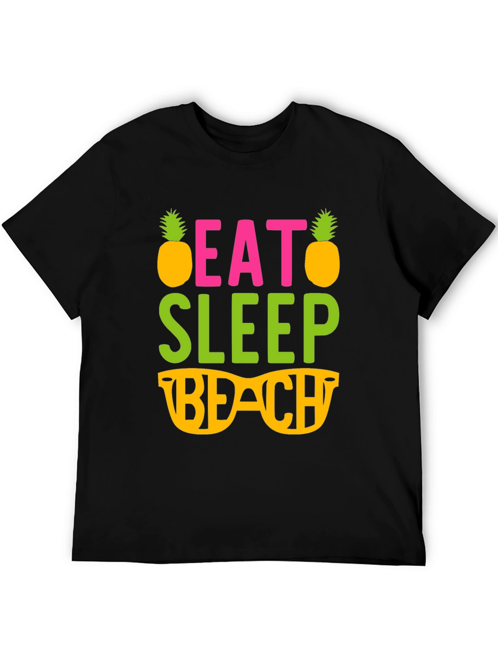 Eat Sleep Beach Graphic T-Shirt