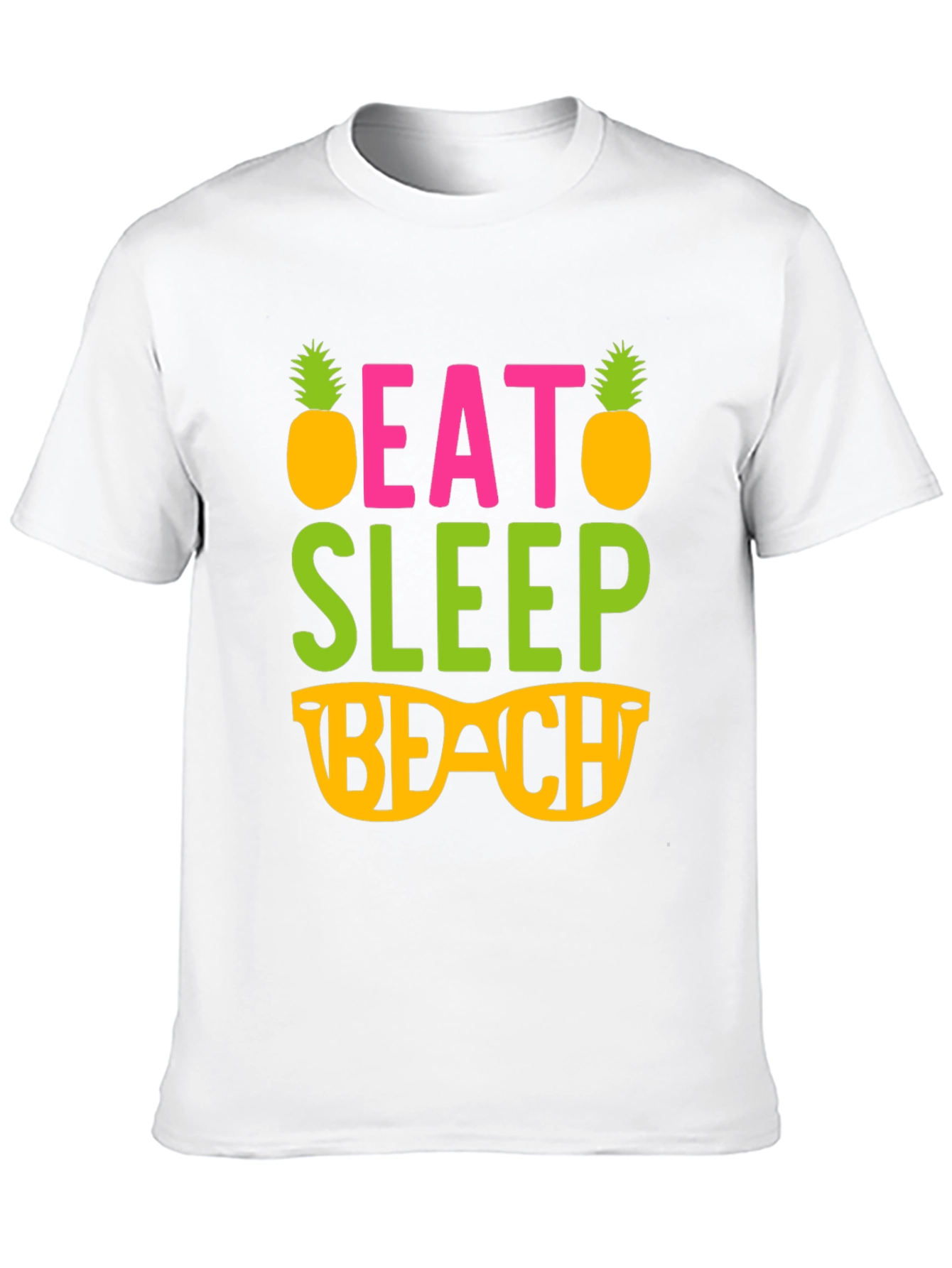 Eat Sleep Beach Graphic T-Shirt
