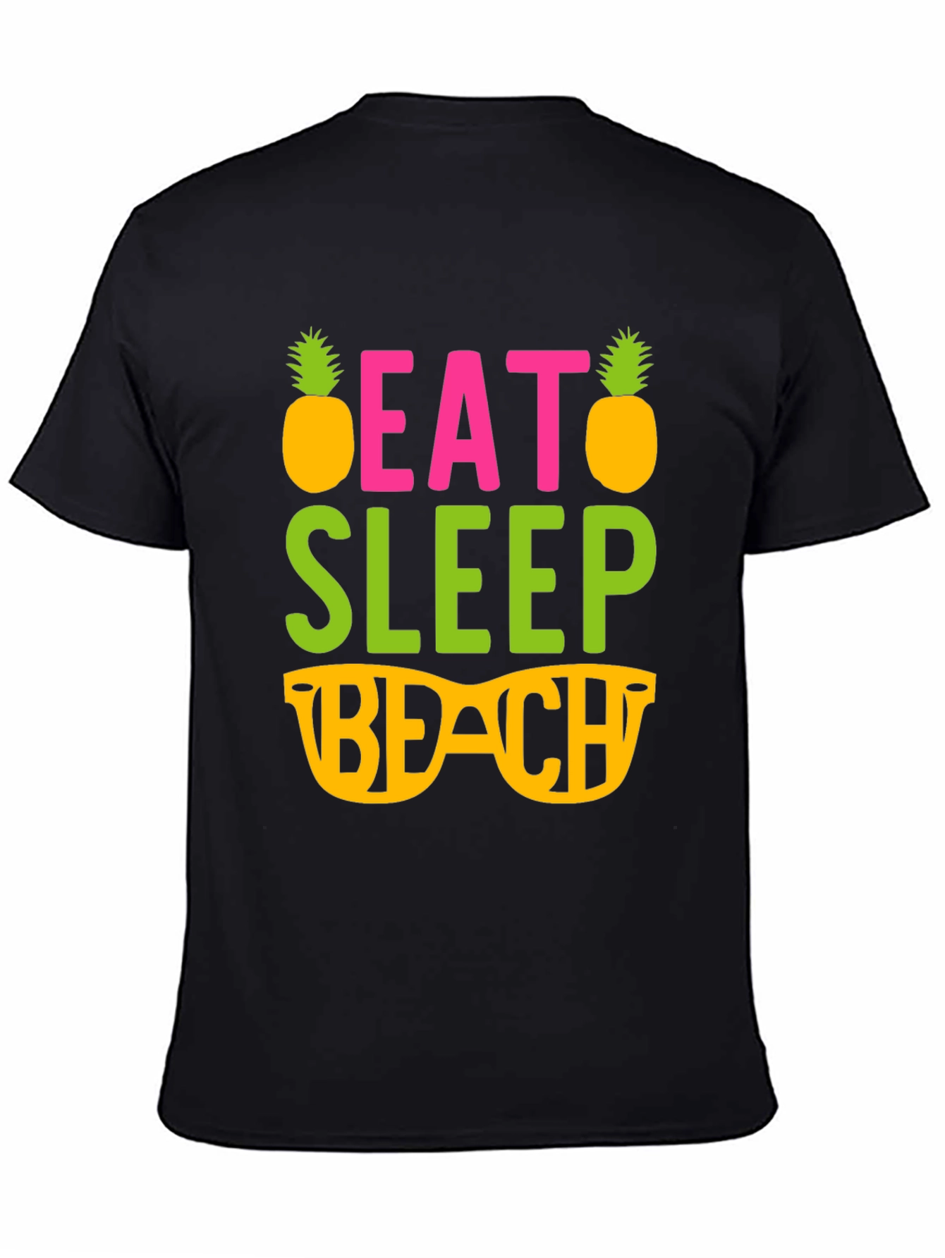 Eat Sleep Beach Graphic T-Shirt