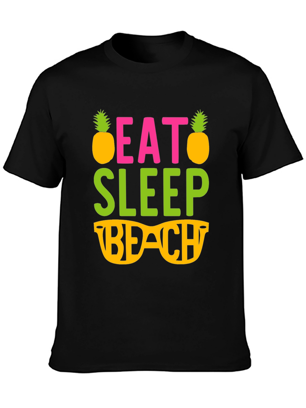 Eat Sleep Beach Graphic T-Shirt