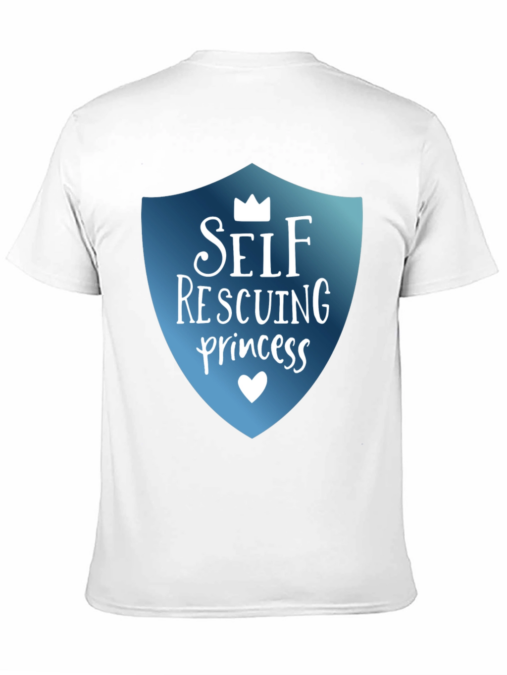 Self Rescuing Princess Black T-Shirt