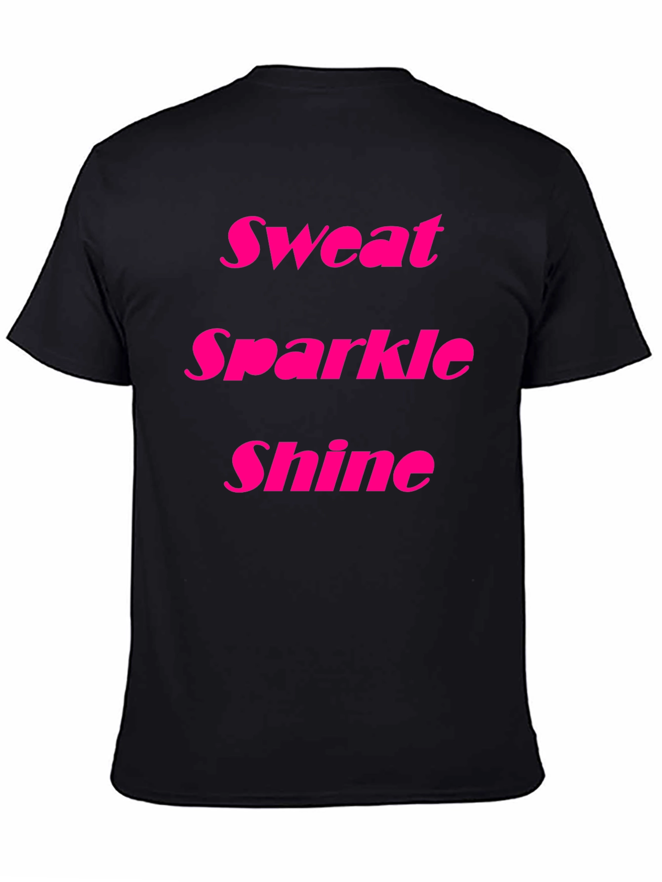 Sweat Sparkle Shine Black T-Shirt