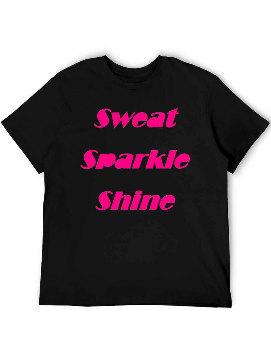 Sweat Sparkle Shine Black T-Shirt