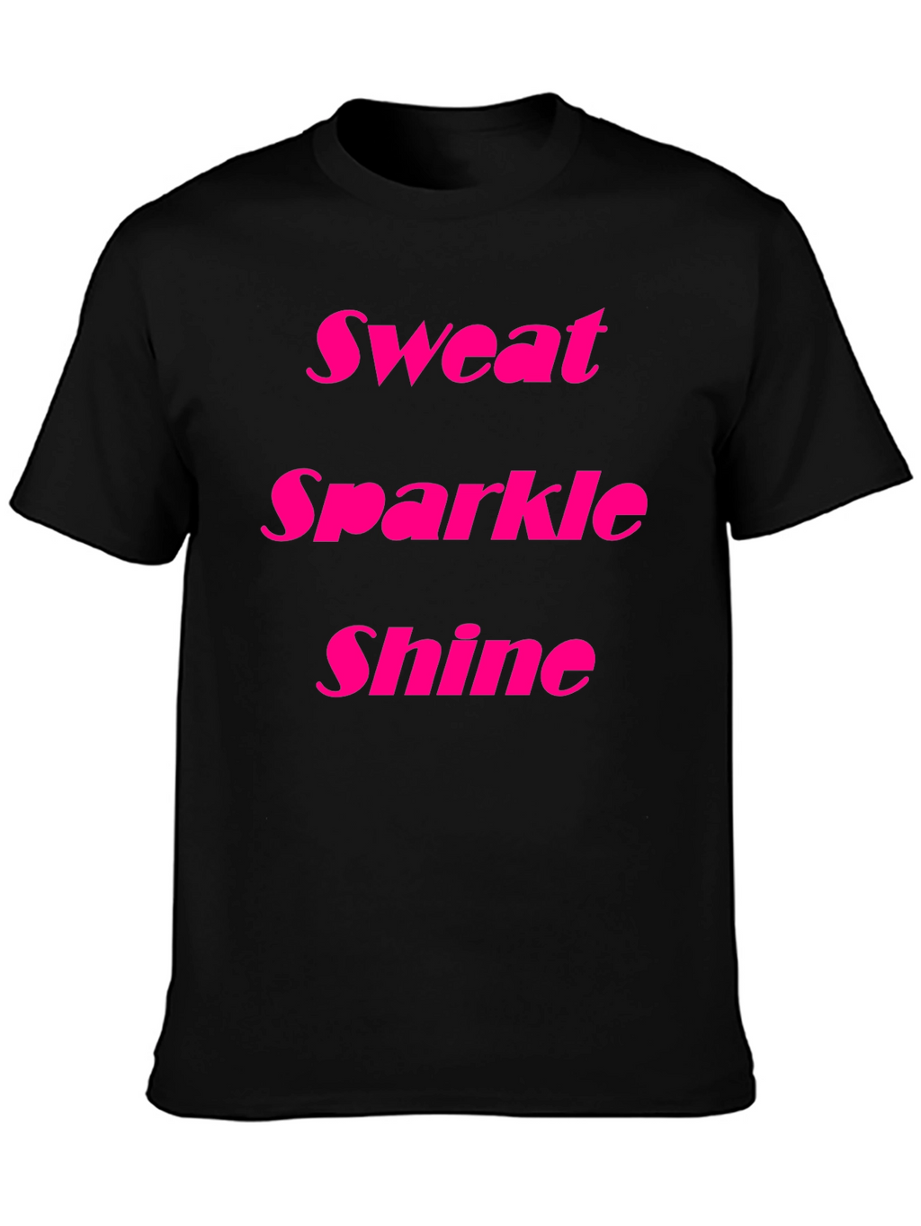 Sweat Sparkle Shine Black T-Shirt