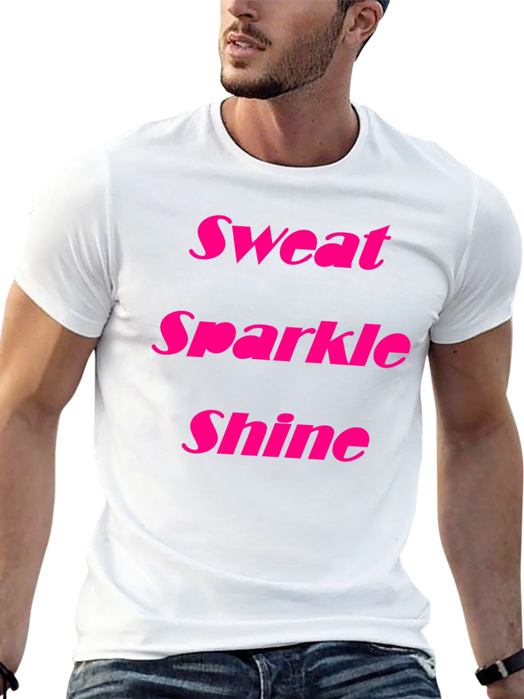Sweat Sparkle Shine Black T-Shirt
