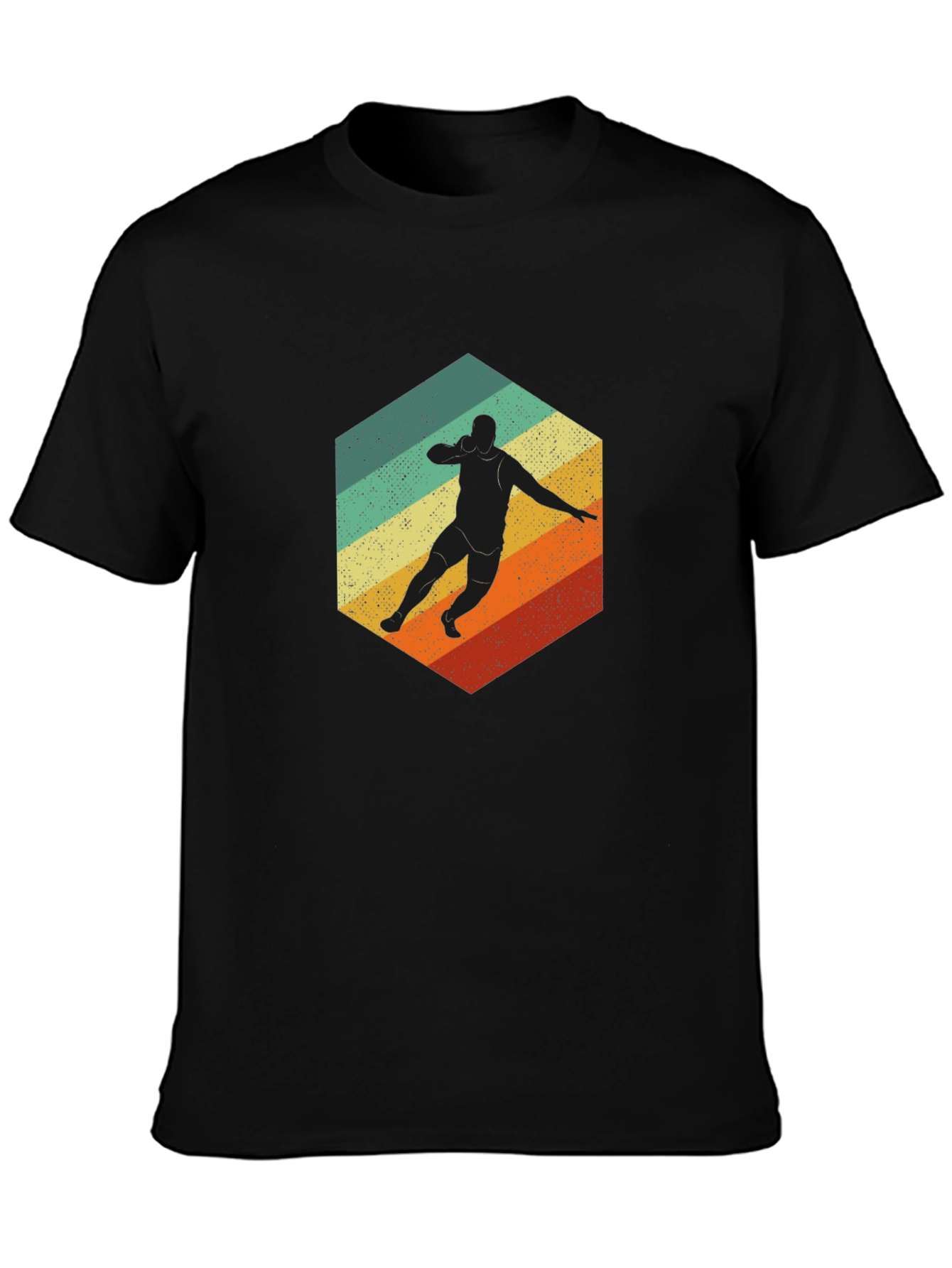 Retro Shot Put T-Shirt - Vintage Athlete Design