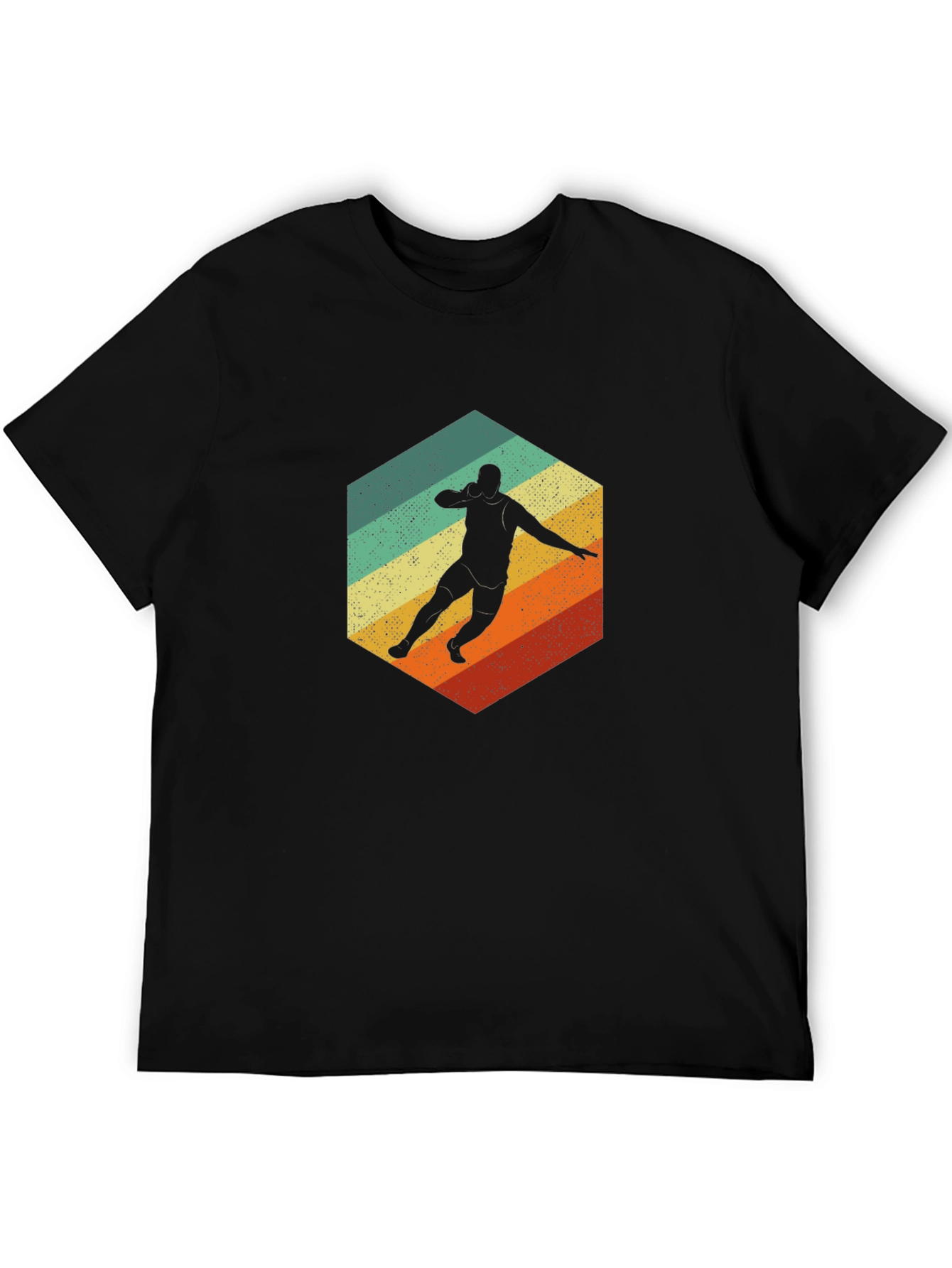 Retro Shot Put T-Shirt - Vintage Athlete Design