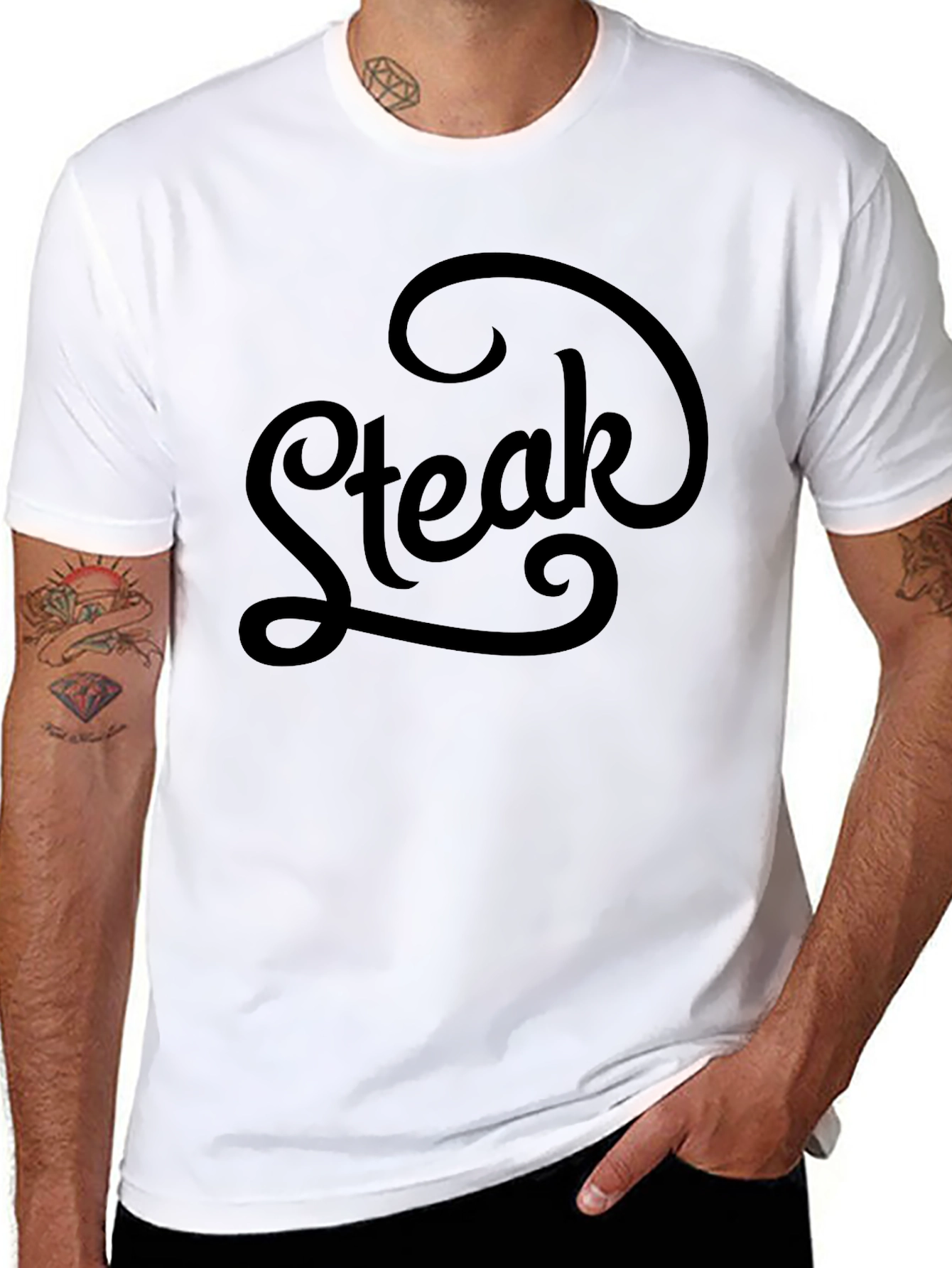 Steak Graphic Tee - Premium Quality T-Shirt