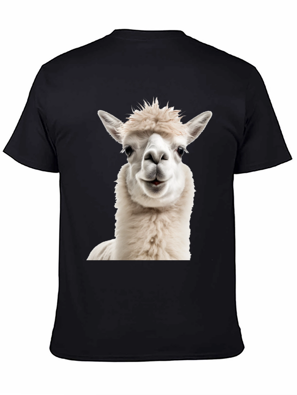 Alpaca Graphic Tee - Soft & Stylish Black T-Shirt