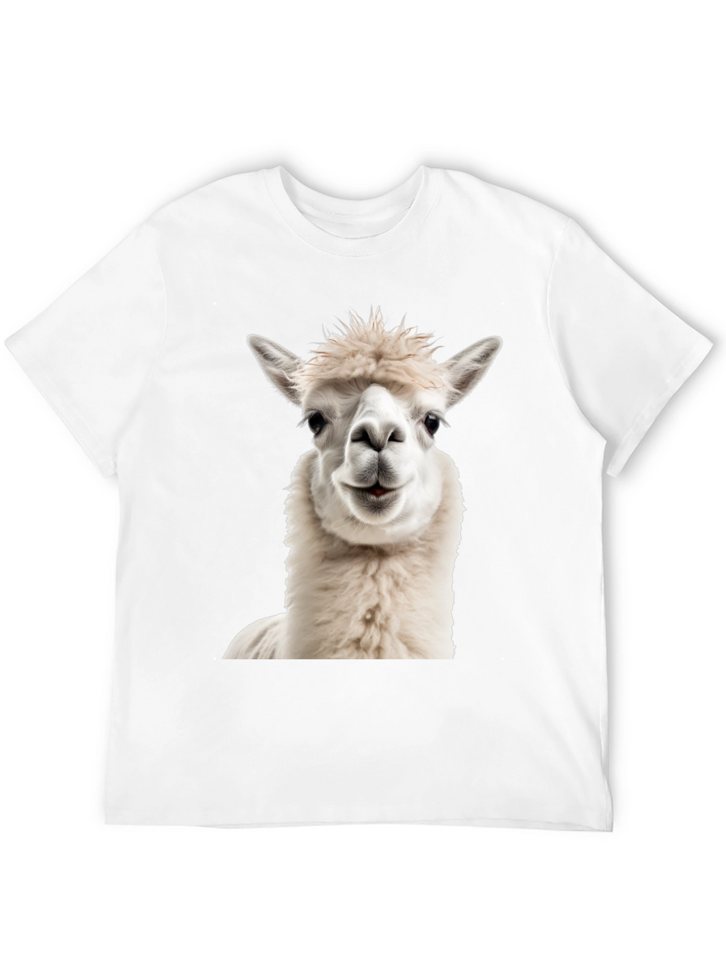 Alpaca Graphic Tee - Soft & Stylish Black T-Shirt