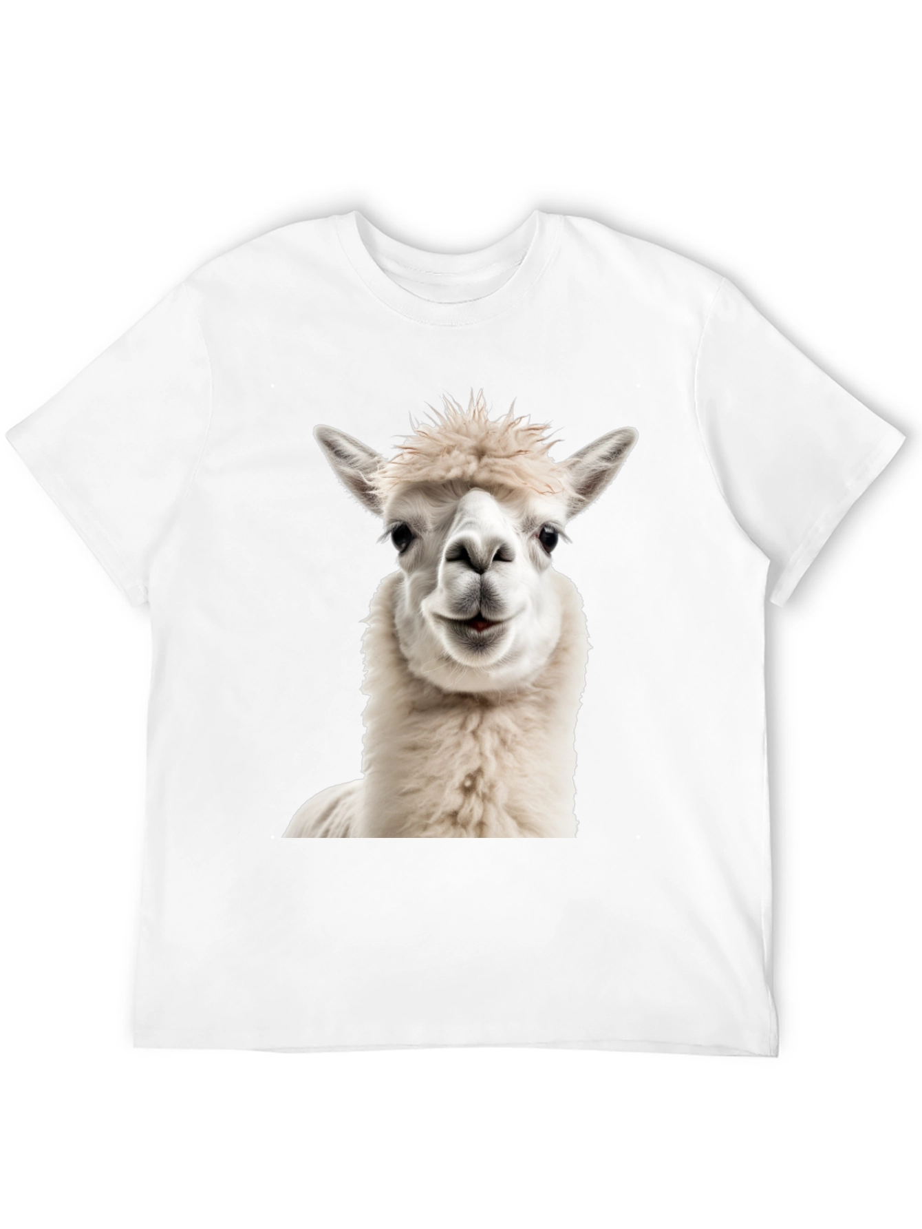 Alpaca Graphic Tee - Soft & Stylish Black T-Shirt