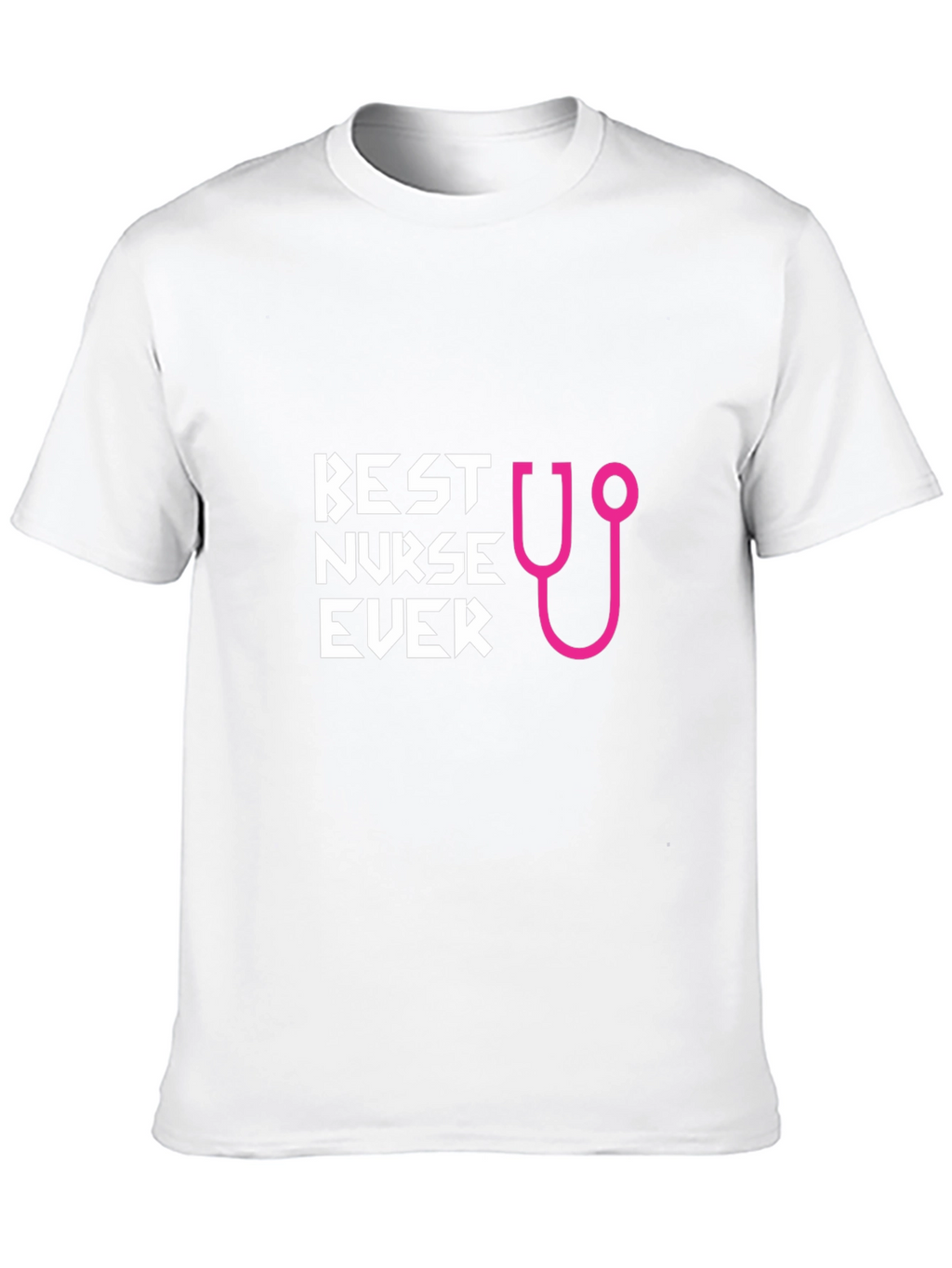 Best Nurse Ever Graphic T-Shirt - Black
