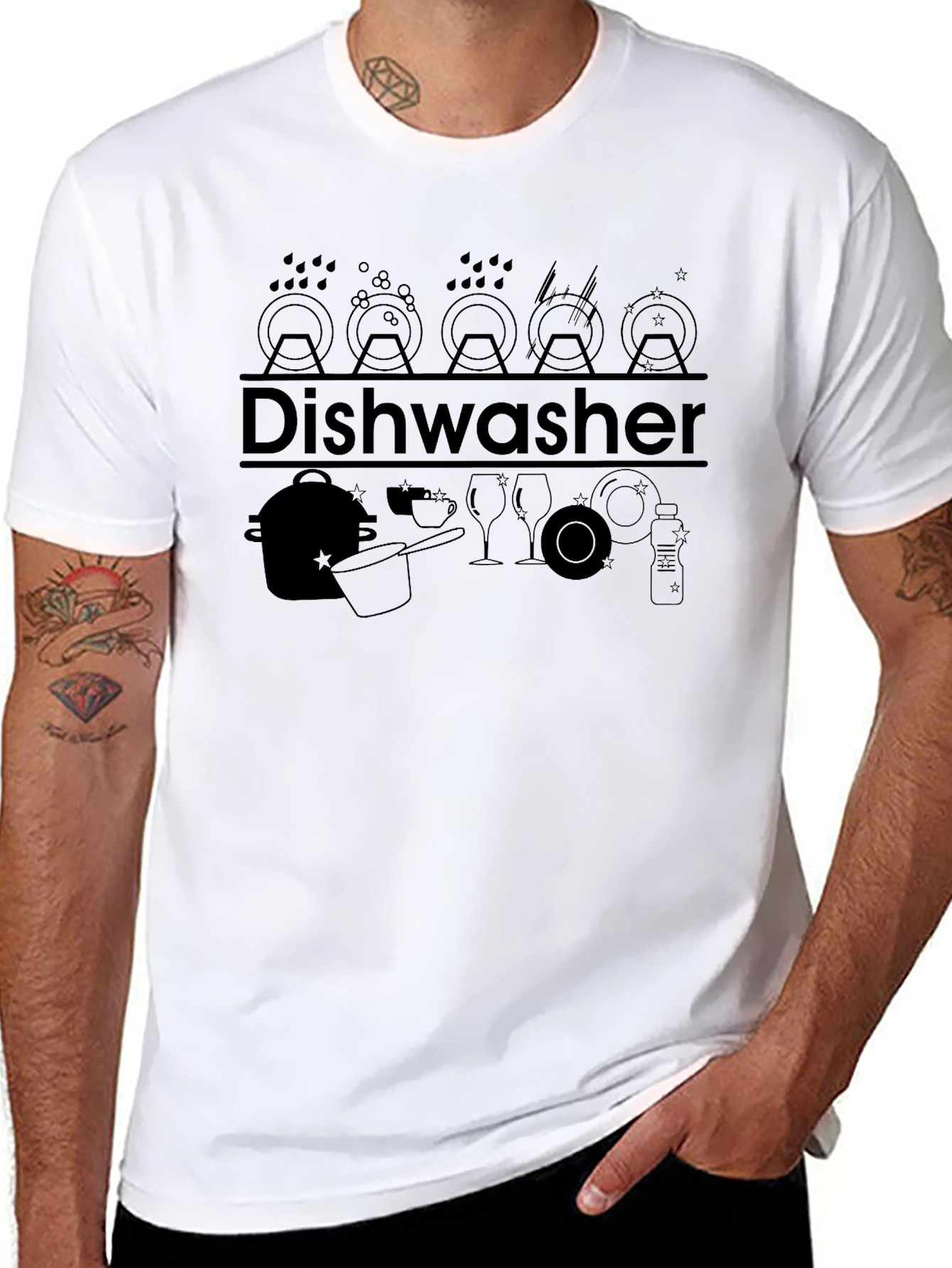 Dishwasher Graphic Tee - Kitchen Humor