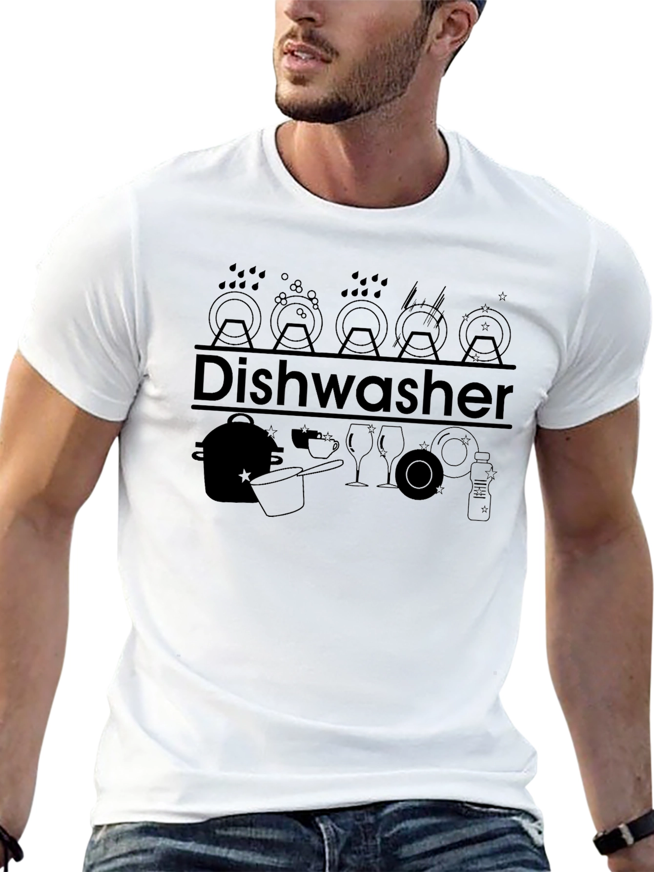 Dishwasher Graphic Tee - Kitchen Humor