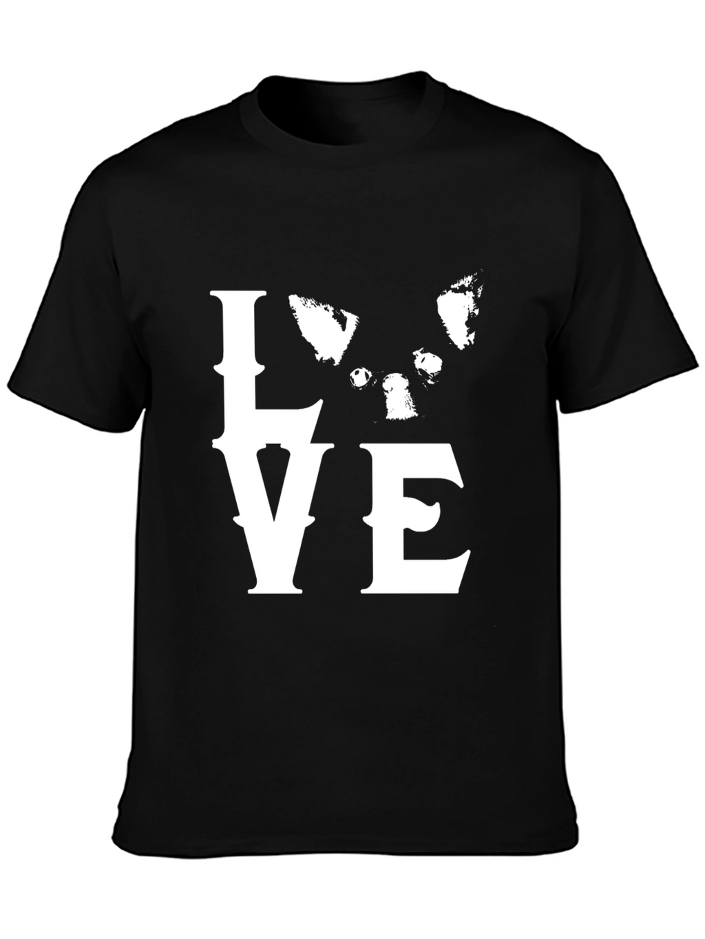Love Chihuahua T-Shirt Black