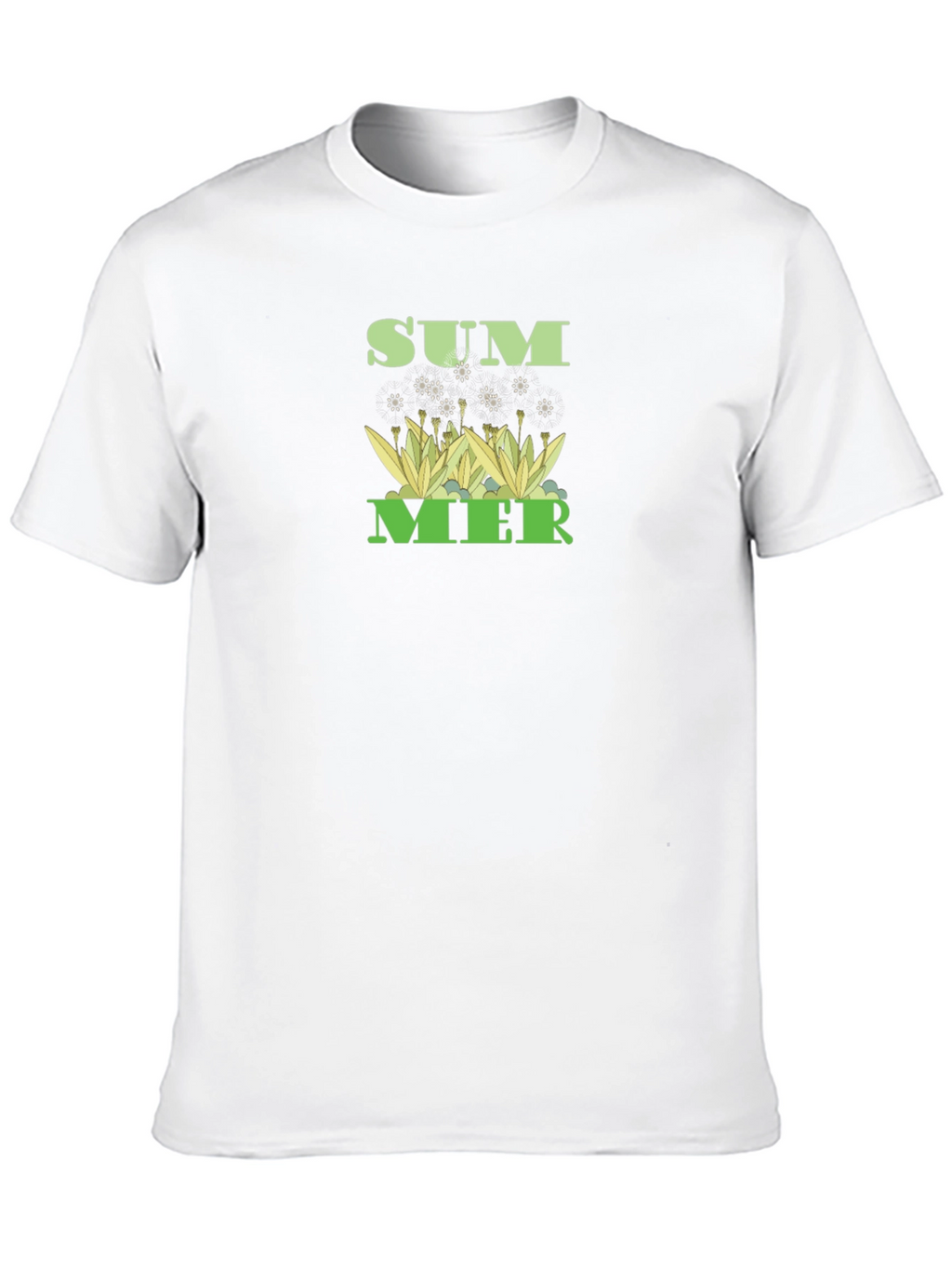 Summer Graphic Tee - Black Cotton T-Shirt