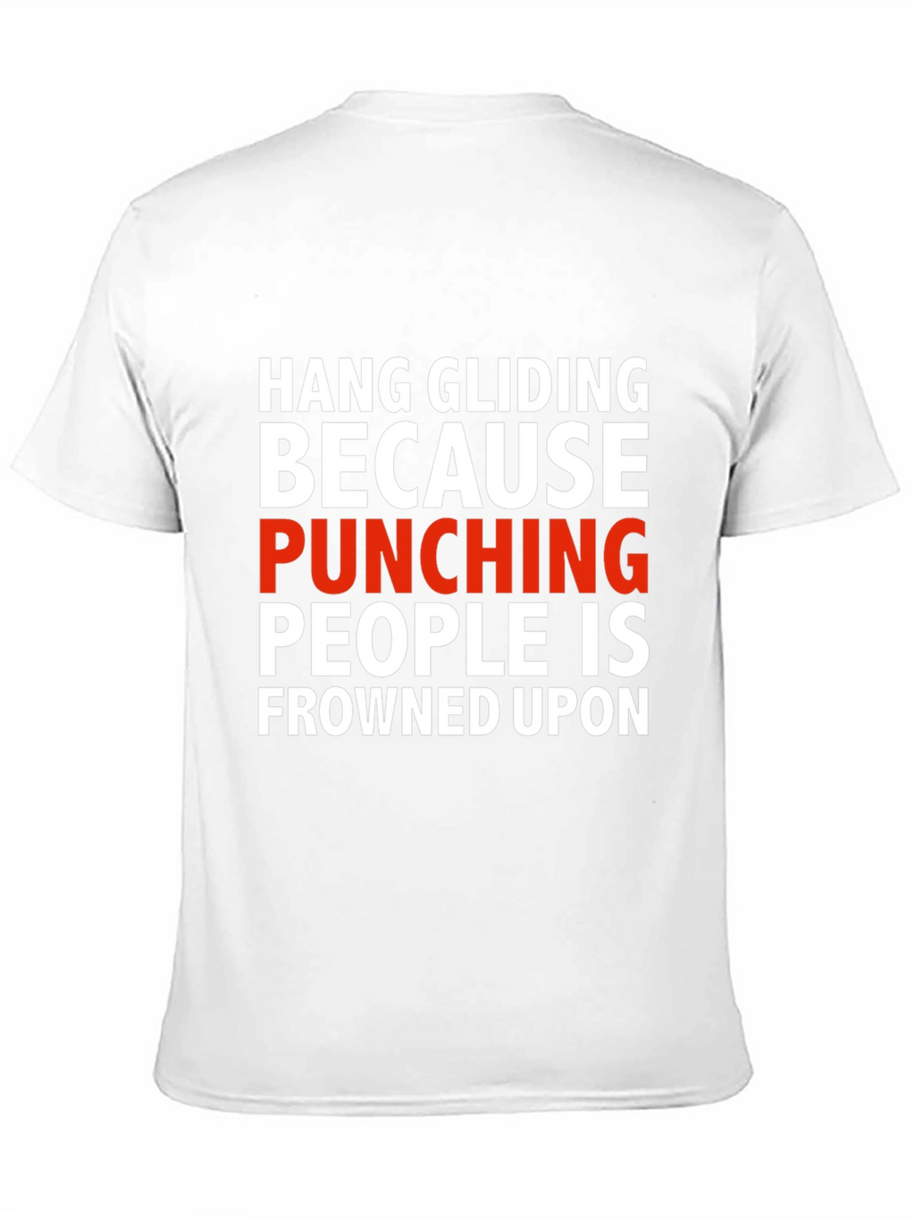 Hang Gliding Funny Graphic T-Shirt