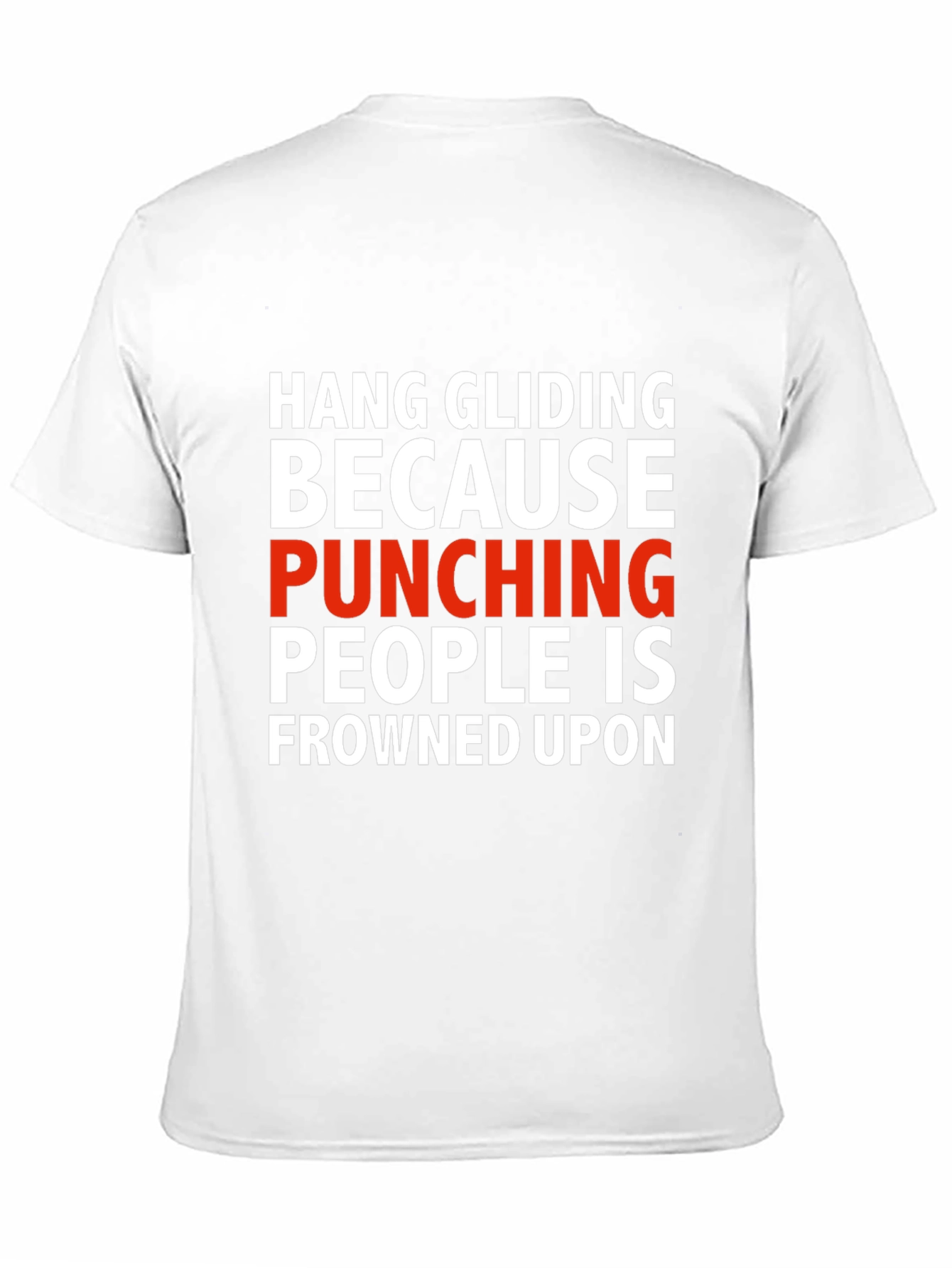 Hang Gliding Funny Graphic T-Shirt