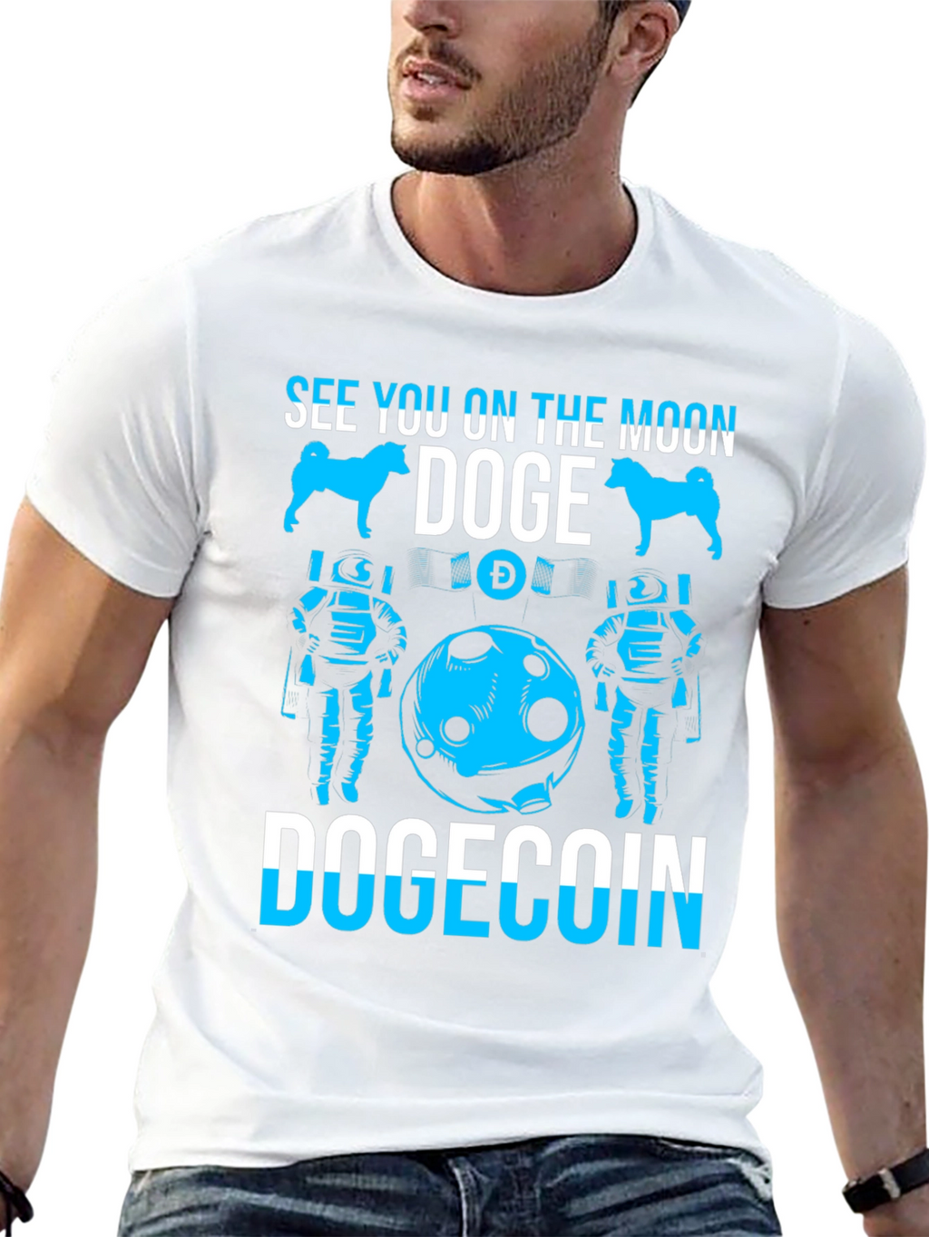 DogeCoin to the Moon T-Shirt