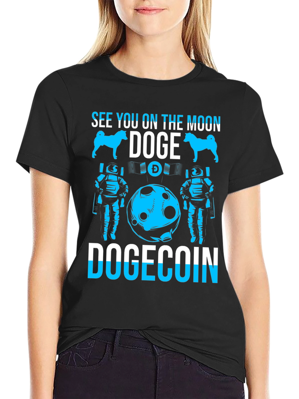 DogeCoin to the Moon T-Shirt