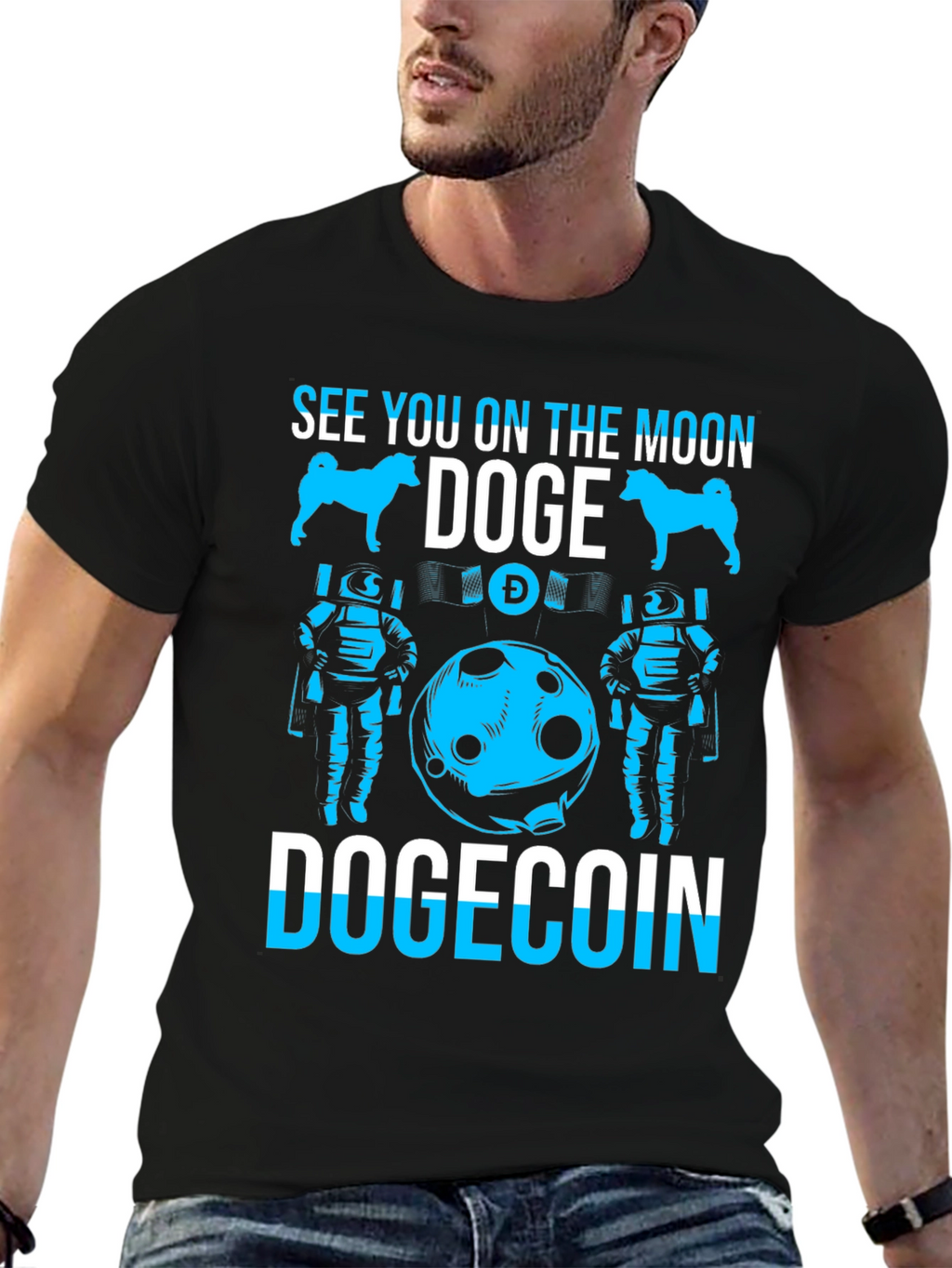 DogeCoin to the Moon T-Shirt