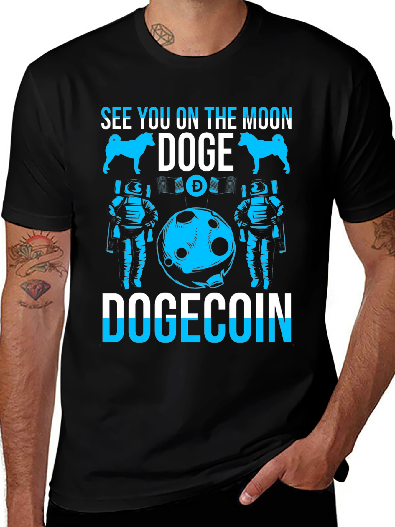 DogeCoin to the Moon T-Shirt