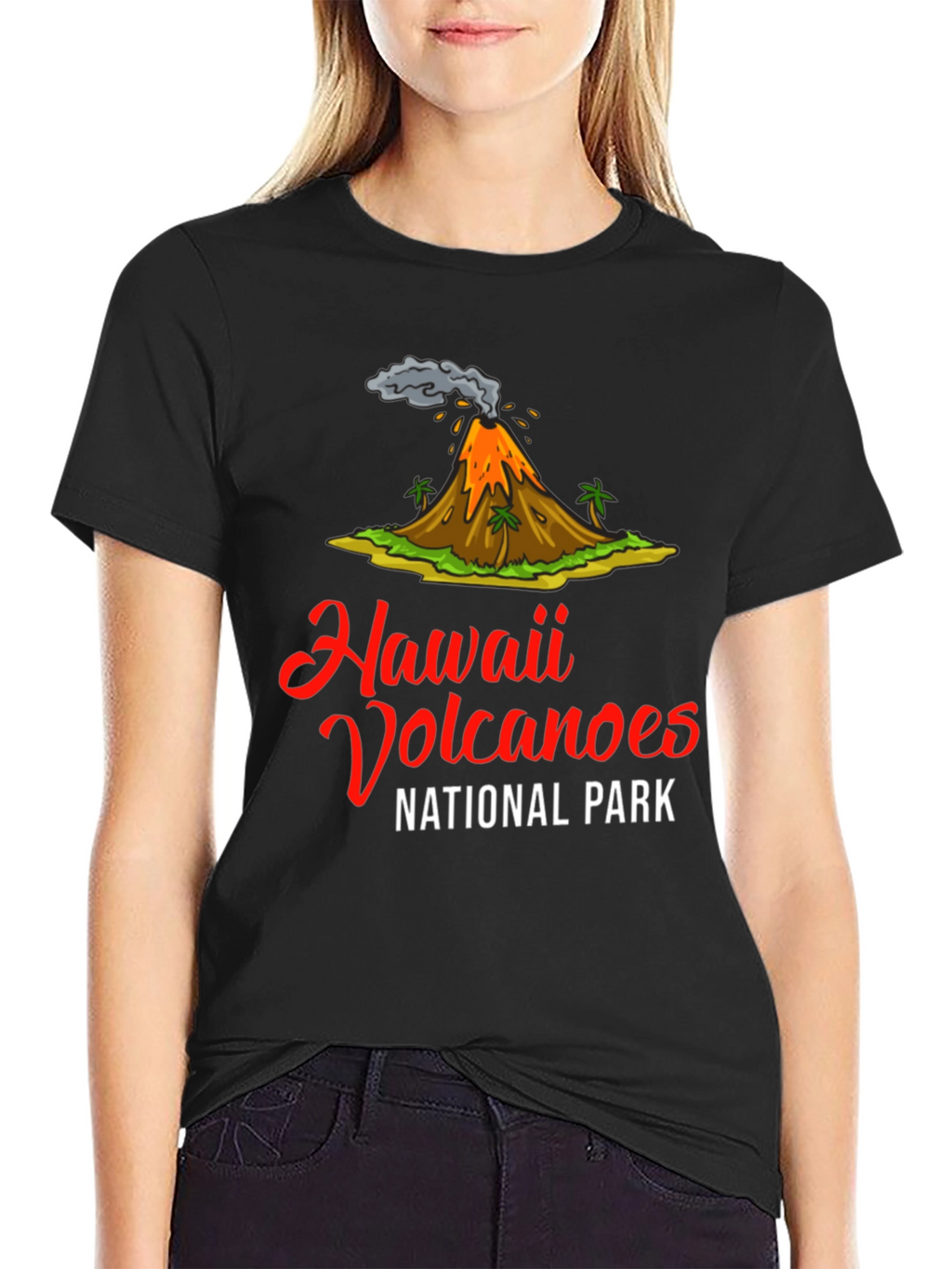 Hawaii Volcanoes National Park Black T-Shirt