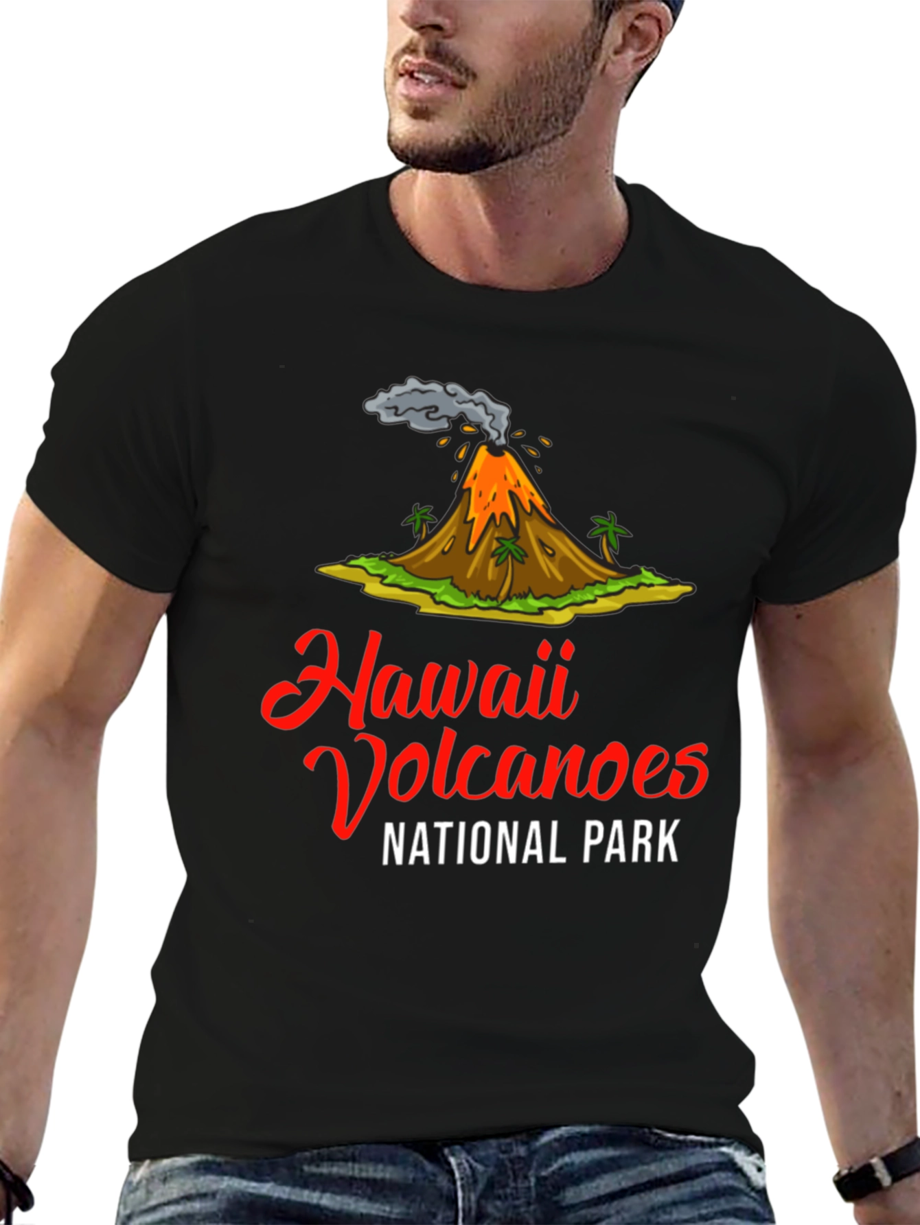 Hawaii Volcanoes National Park Black T-Shirt