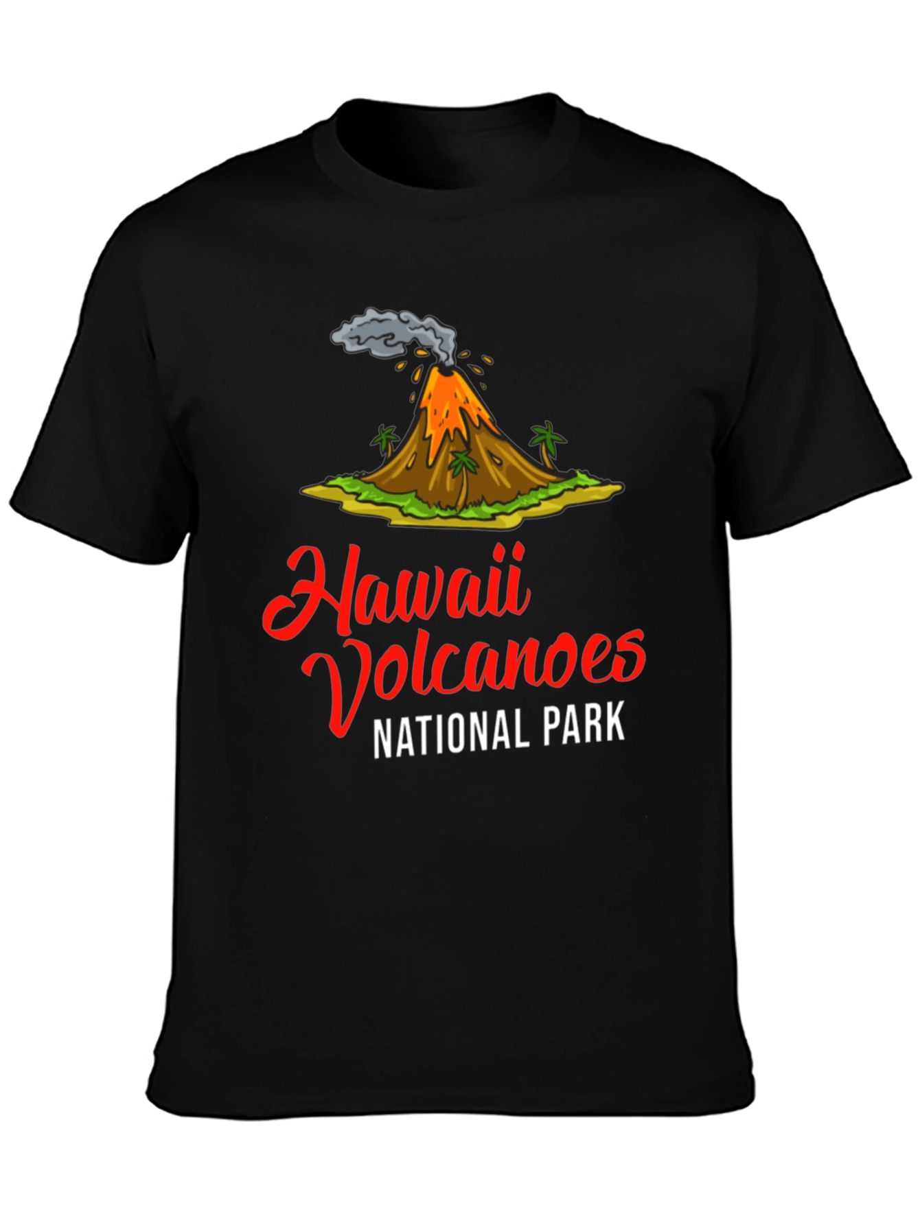 Hawaii Volcanoes National Park Black T-Shirt