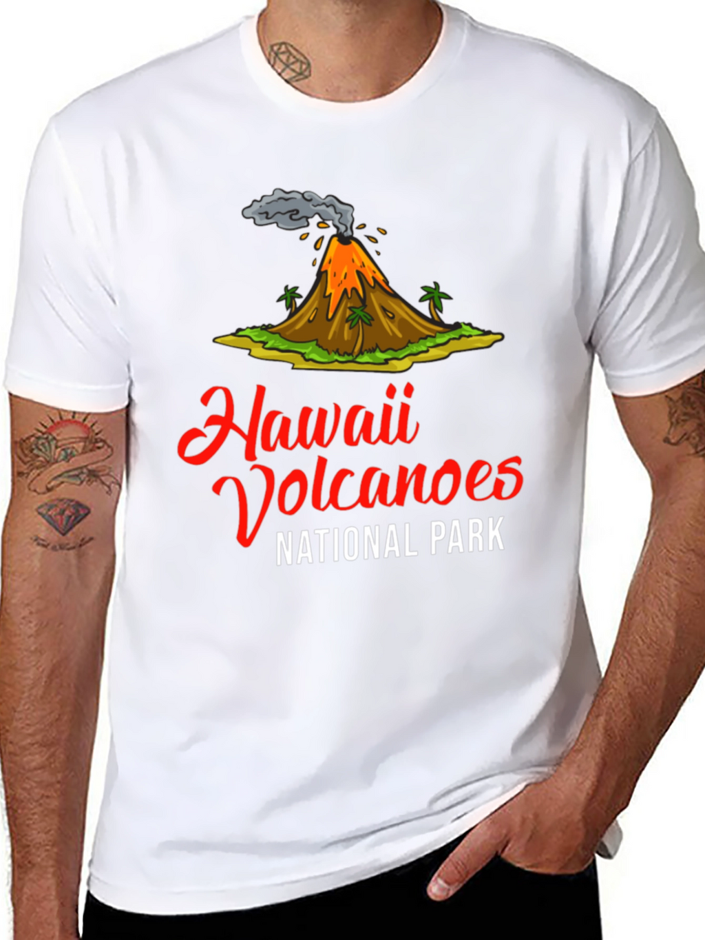 Hawaii Volcanoes National Park Black T-Shirt