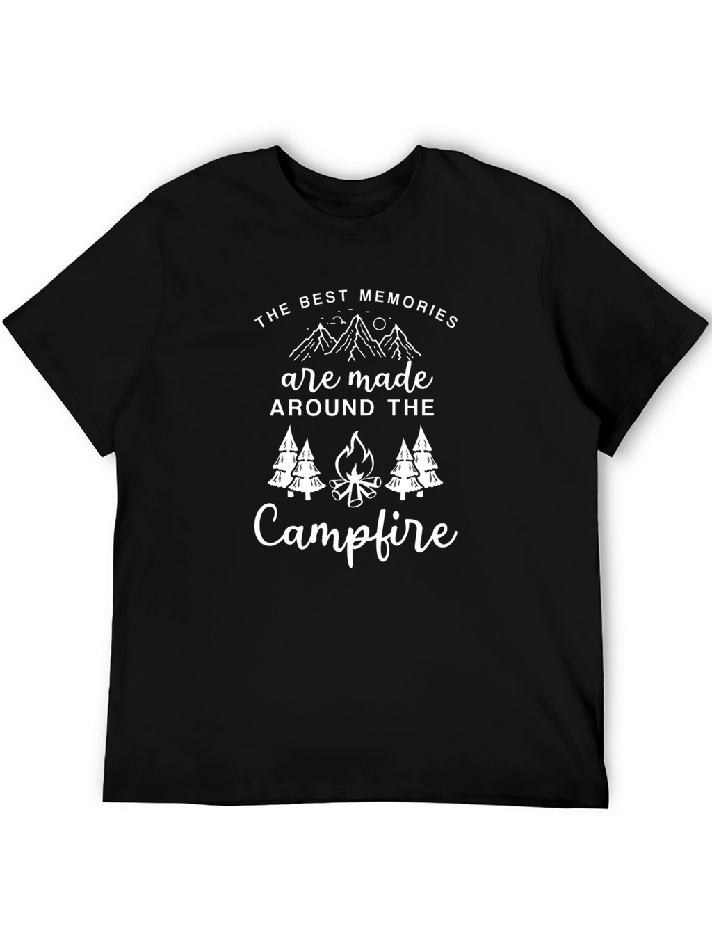 Campfire Memories T-Shirt: Outdoor Adventure Tee