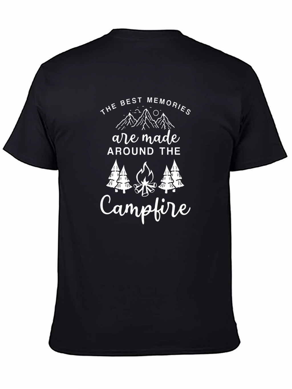 Campfire Memories T-Shirt: Outdoor Adventure Tee