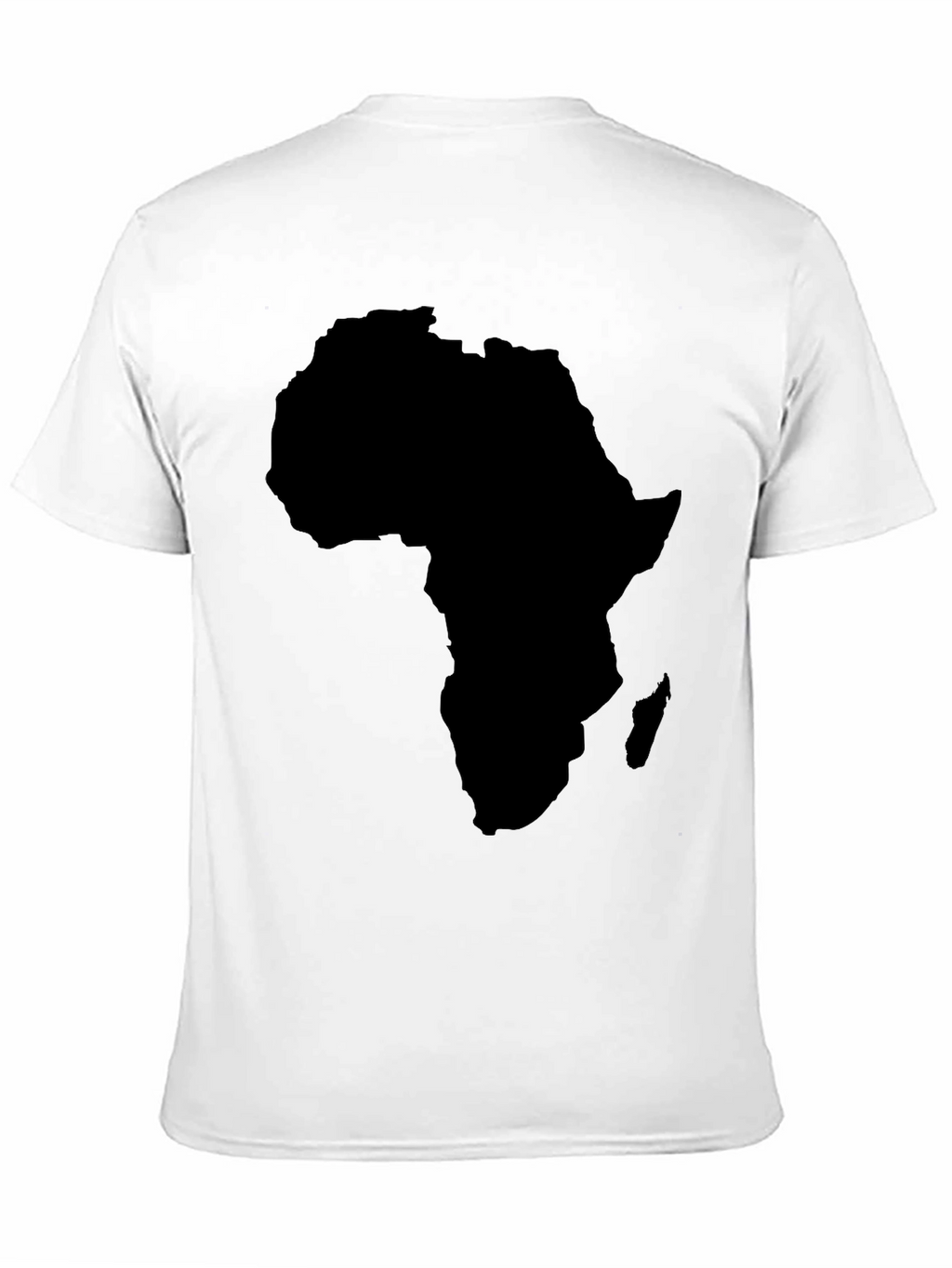 Africa Map Black Graphic T-Shirt