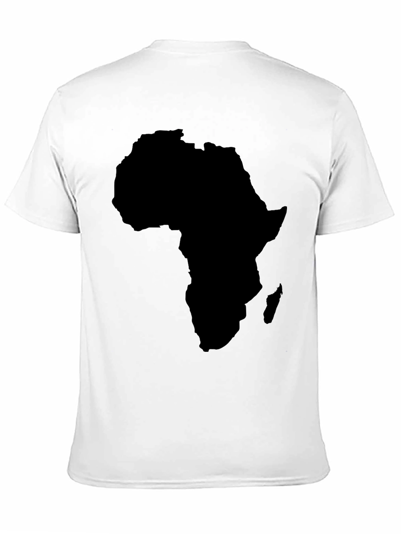 Africa Map Black Graphic T-Shirt