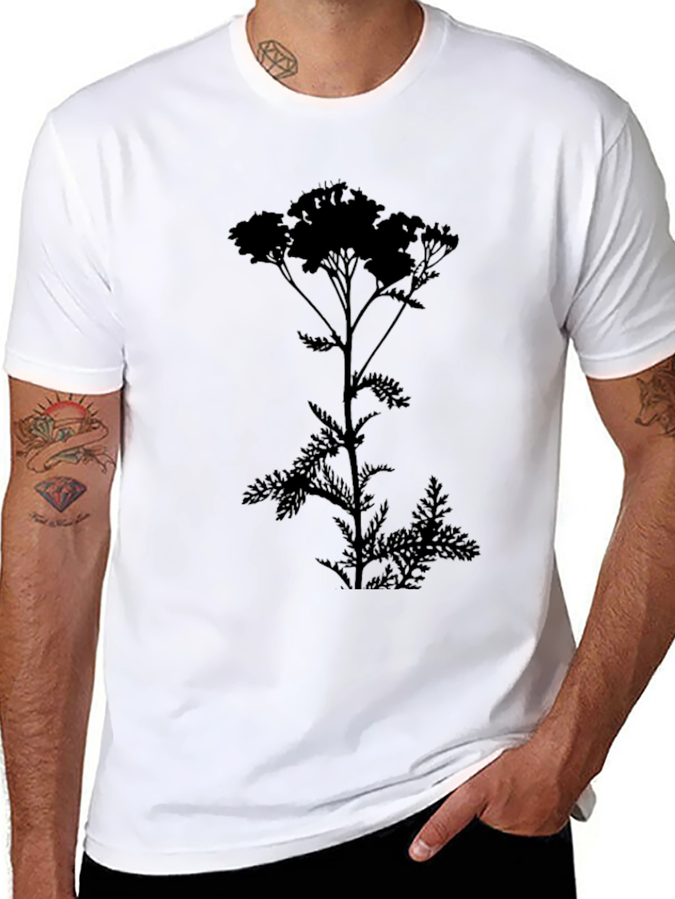 Botanical Silhouette Graphic Tee