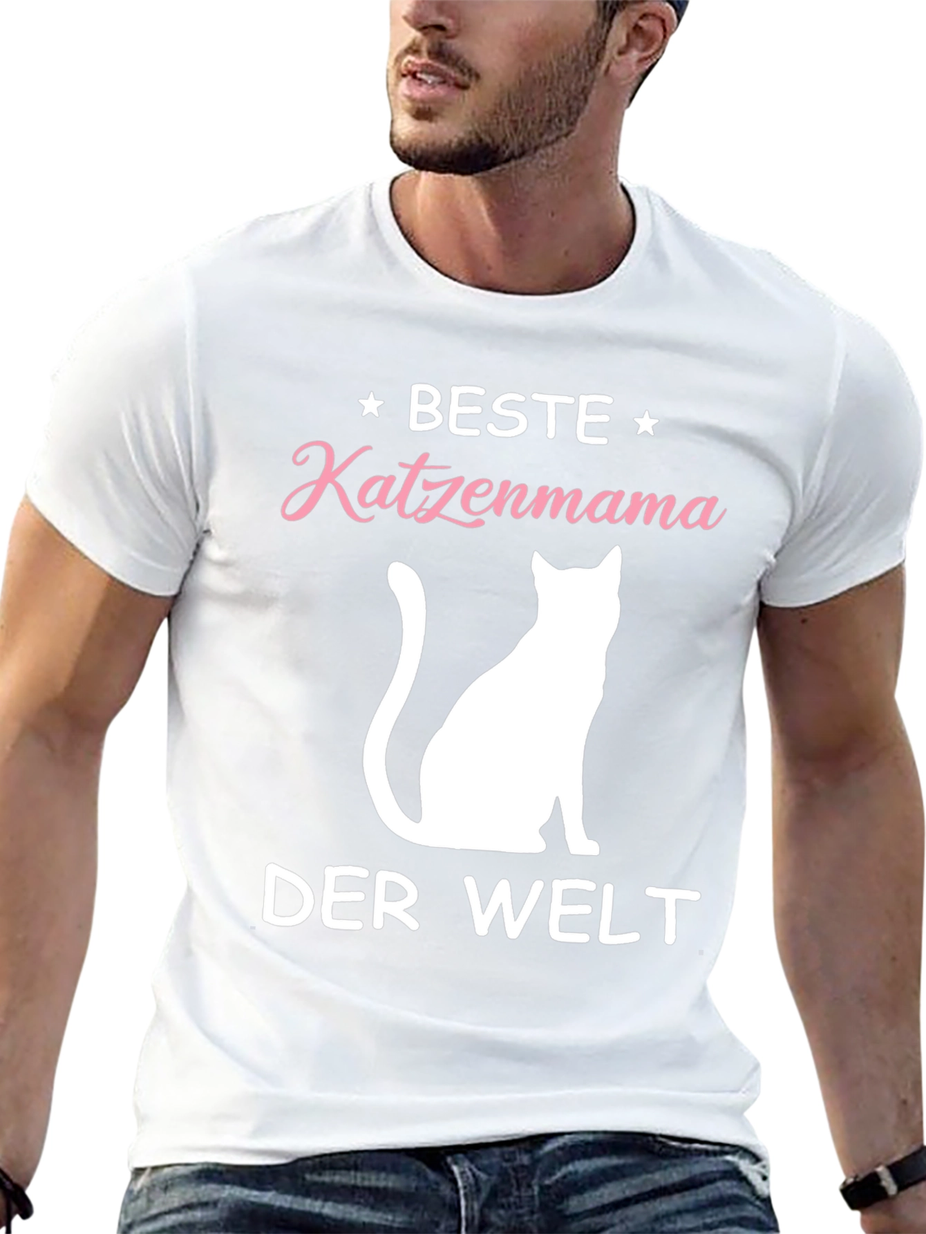 Beste Katzenmama T-Shirt - Cat Lover Tee