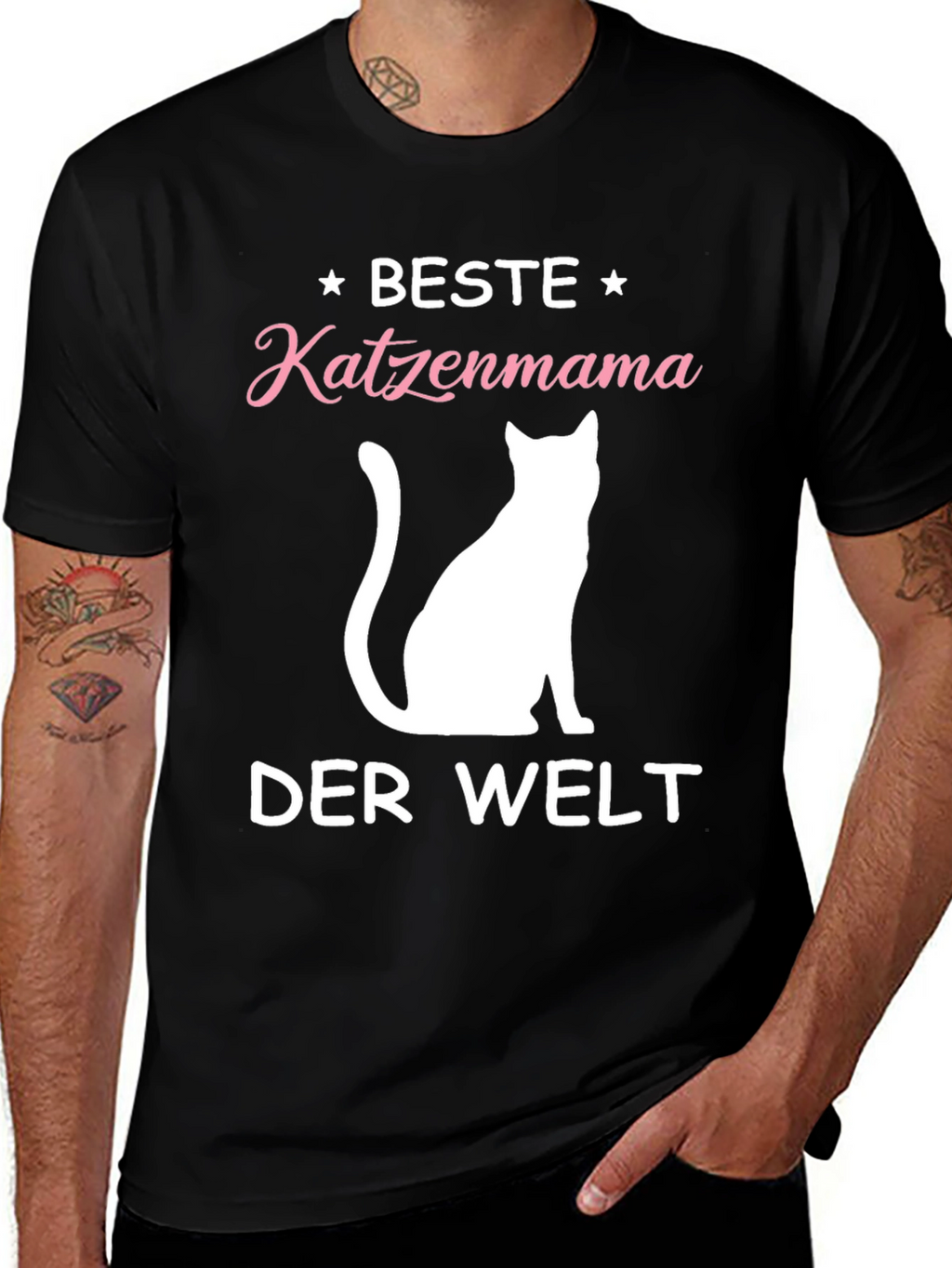 Beste Katzenmama T-Shirt - Cat Lover Tee