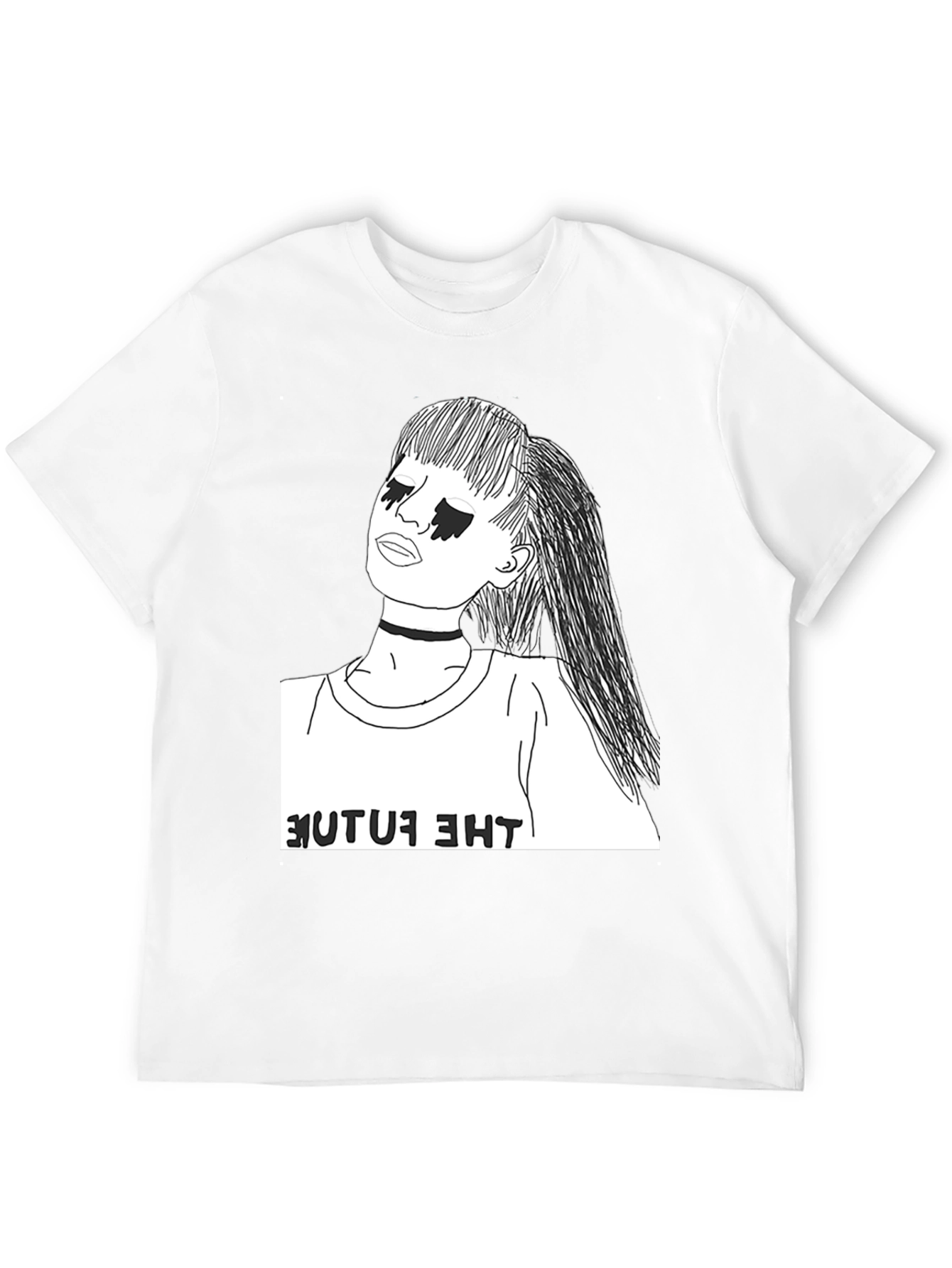 The Future Graphic T-Shirt - Stylish Black Tee