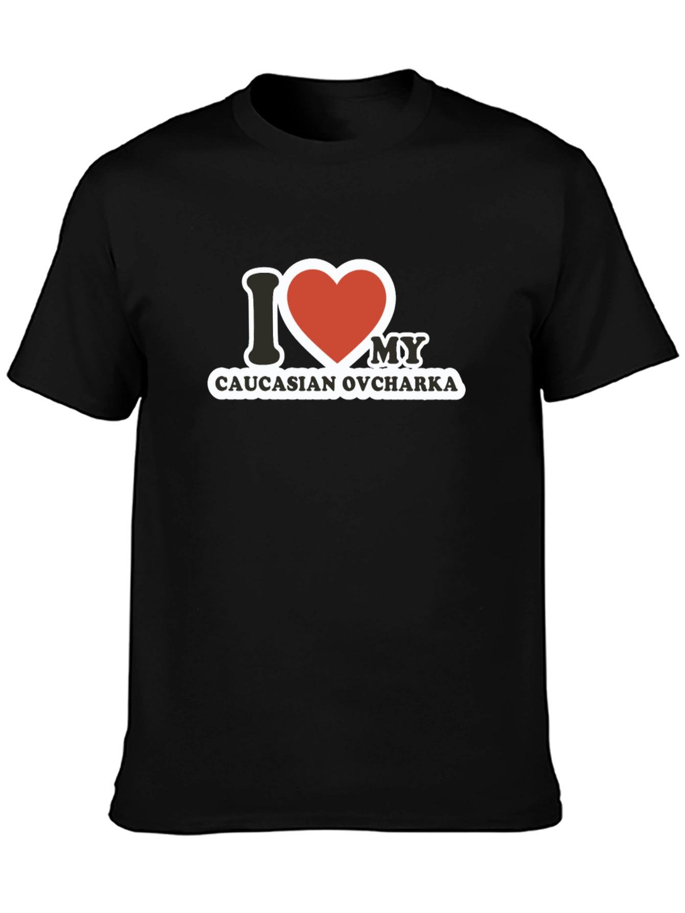 I Love My Caucasian Ovcharka T-Shirt