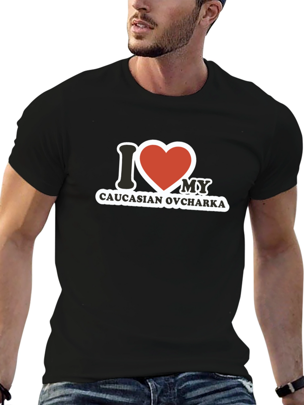 I Love My Caucasian Ovcharka T-Shirt