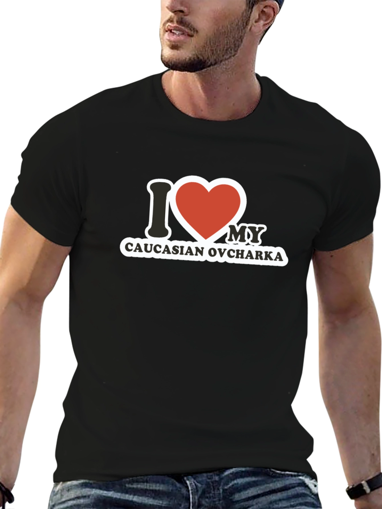 I Love My Caucasian Ovcharka T-Shirt