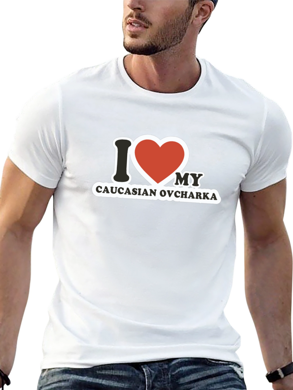 I Love My Caucasian Ovcharka T-Shirt
